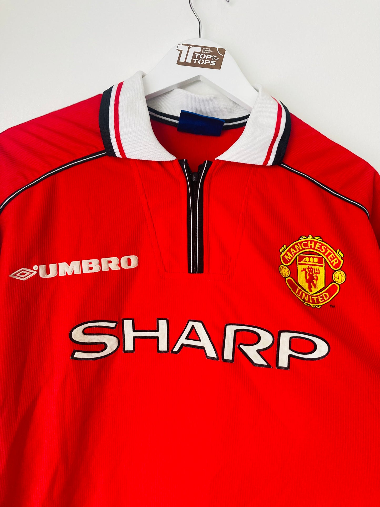 Manchester United home football shirt 1999/2000 Stam Large