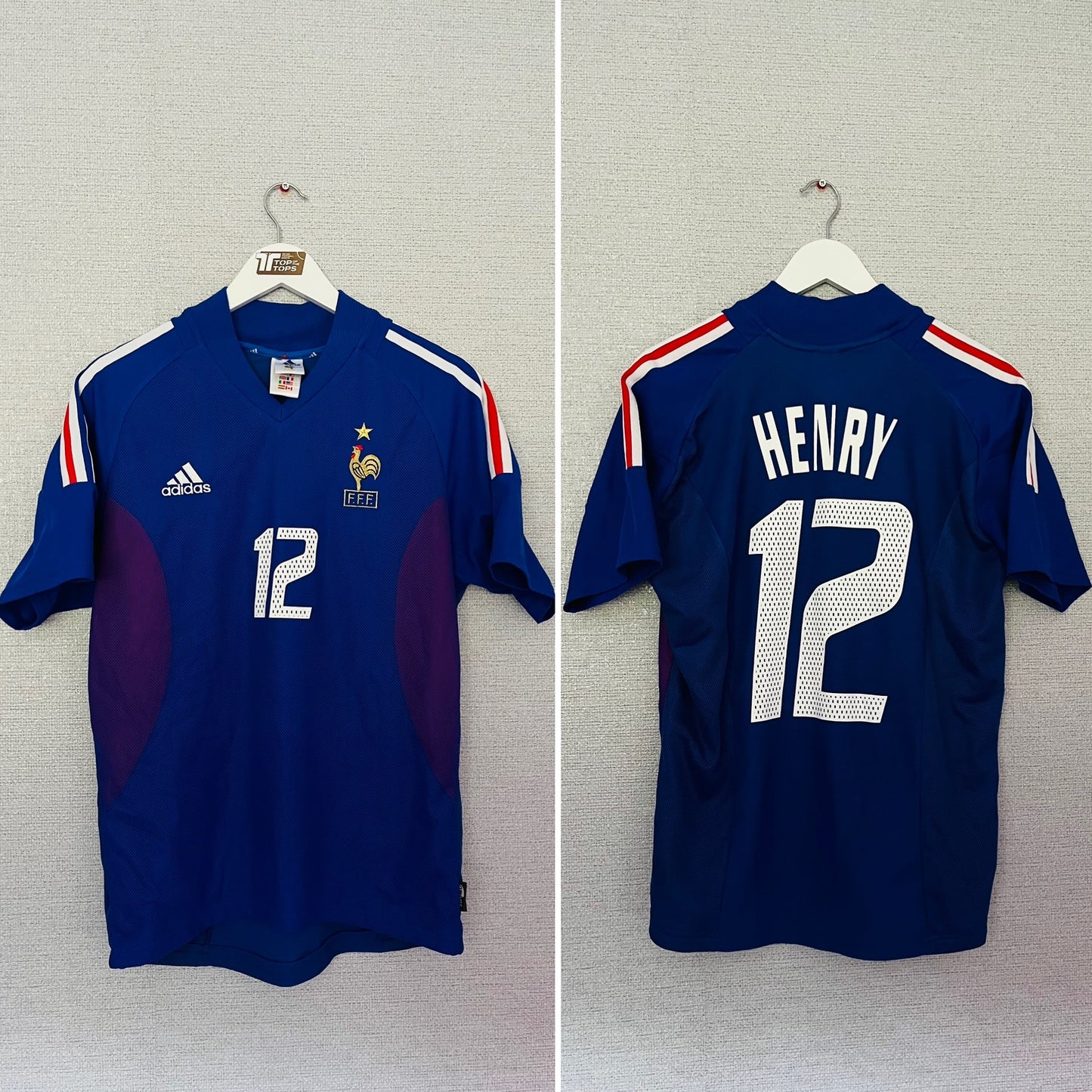 France home football shirt          W/C 2002 Henry Small/Medium