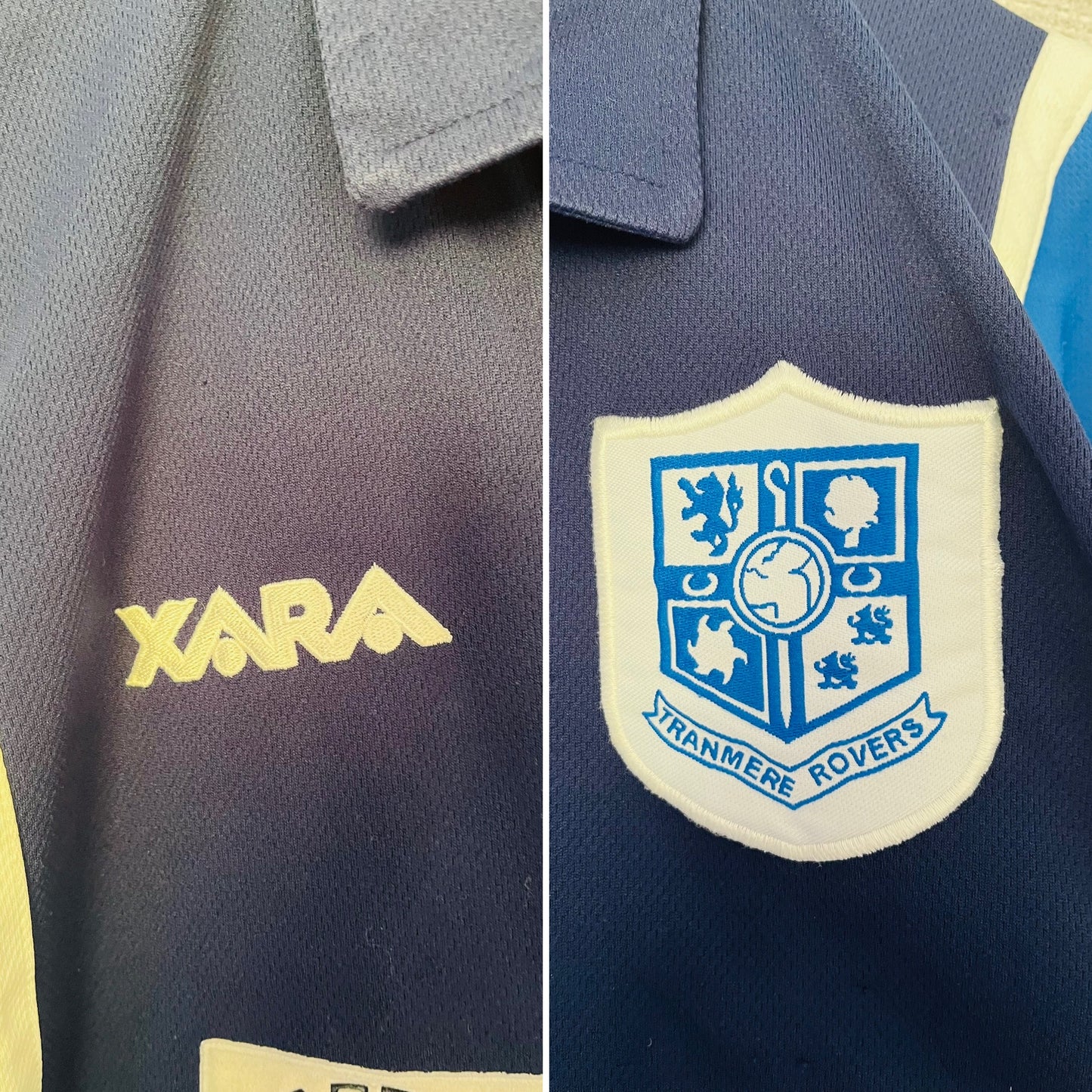 Tranmere Rovers away football shirt 2000/02 Large