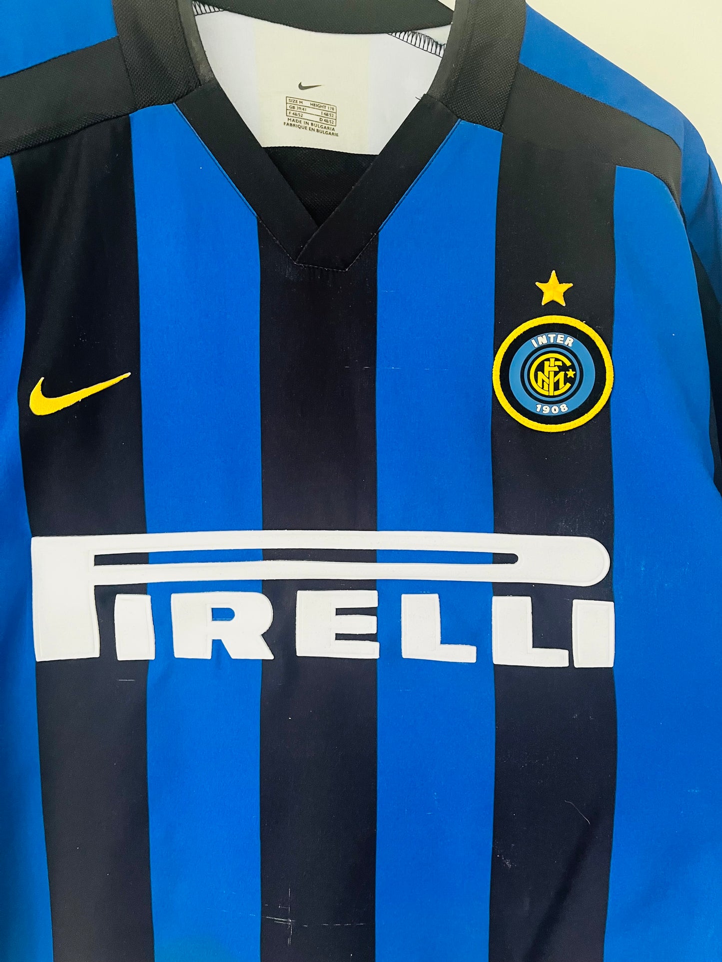 Inter Milan home football shirt 2002/03 Batistuta Medium