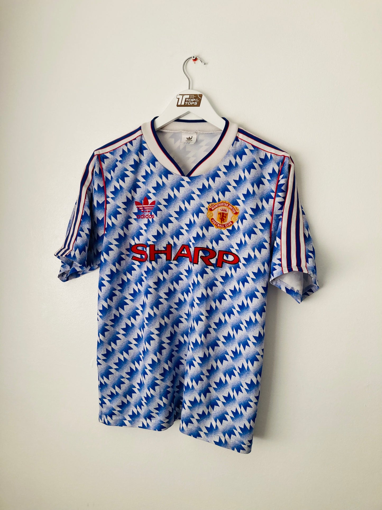 Manchester United away football shirt 1990/92 Medium