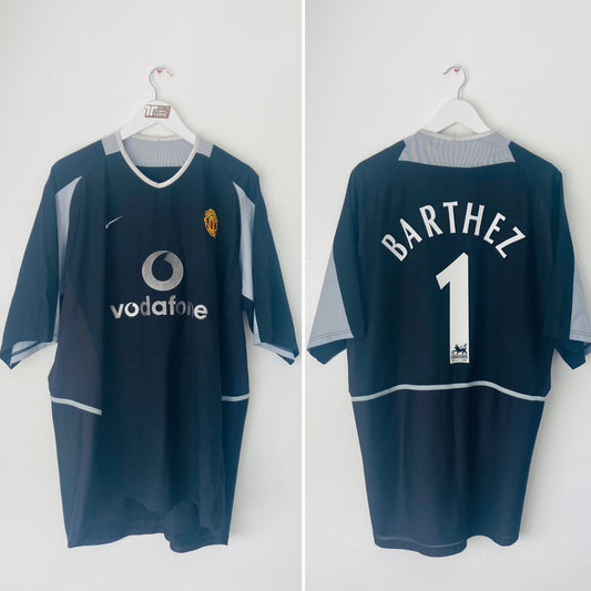 Manchester United goalkeeper football shirt 2002/04 Barthez XXL