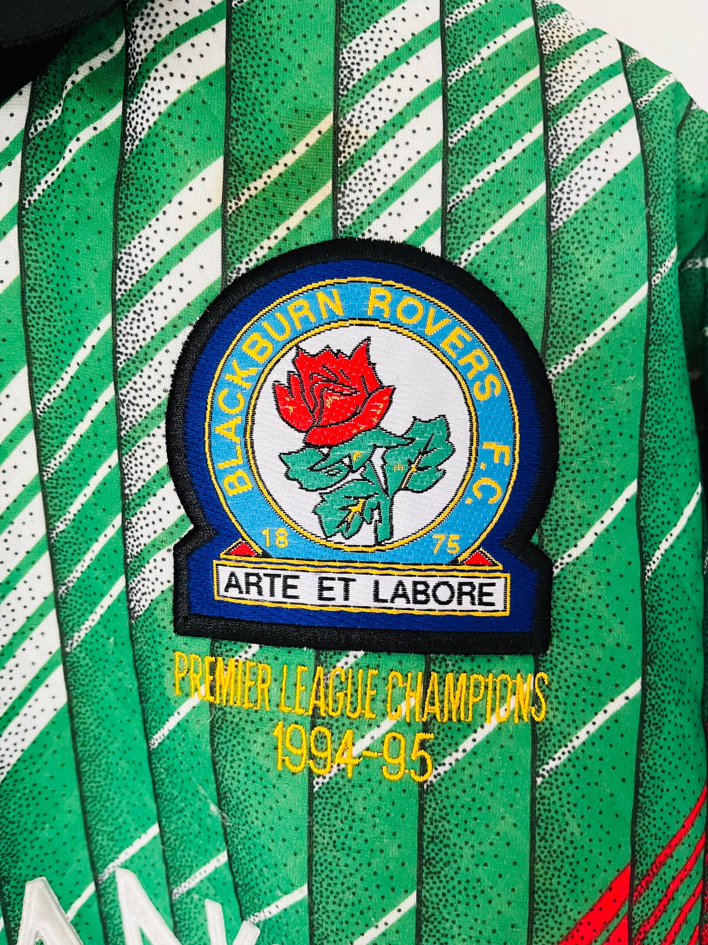 Blackburn Rovers goalkeeper football shirt 1995/96 Small