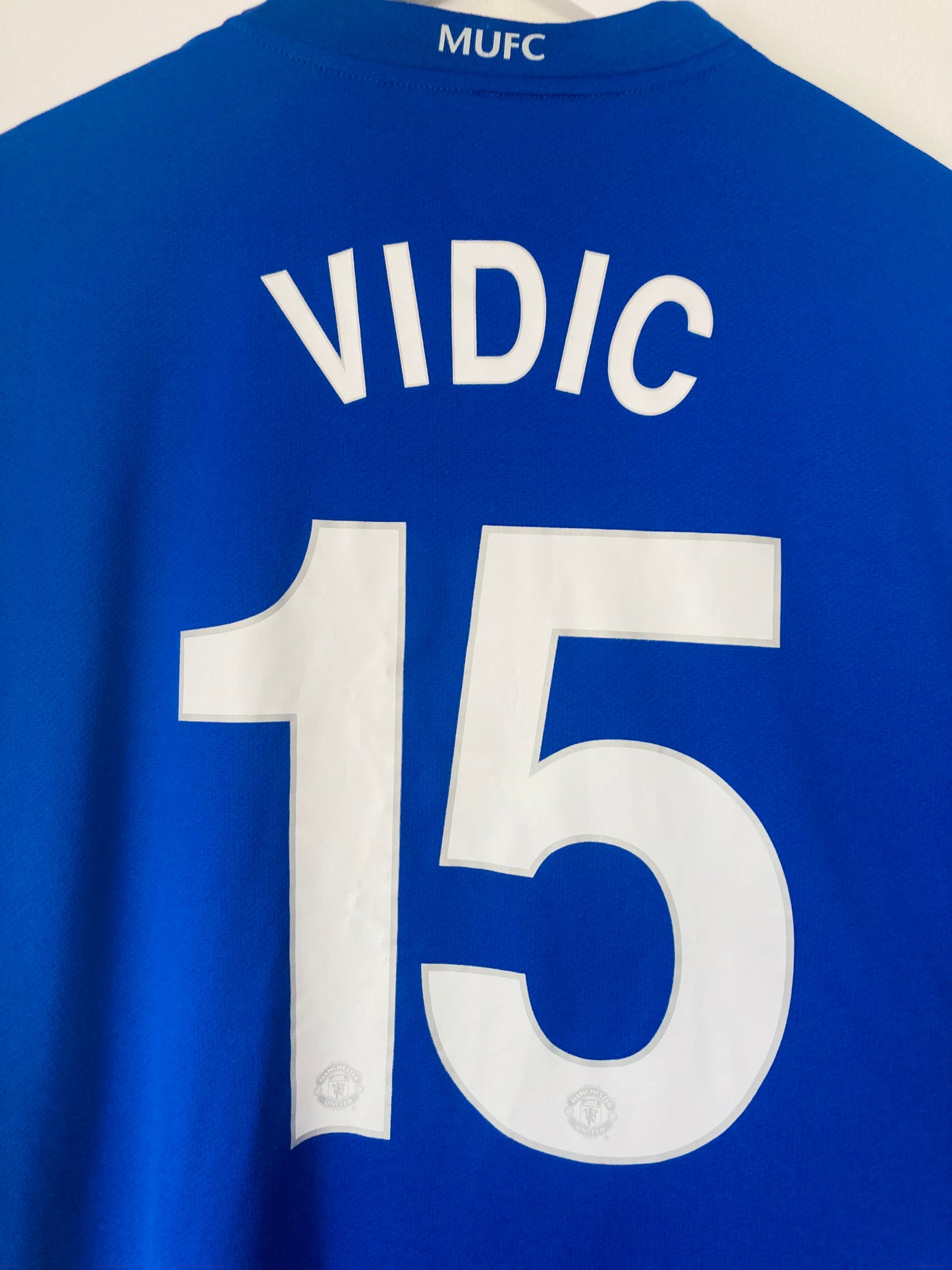 Manchester United third football shirt 2008/09 Vidic XXL
