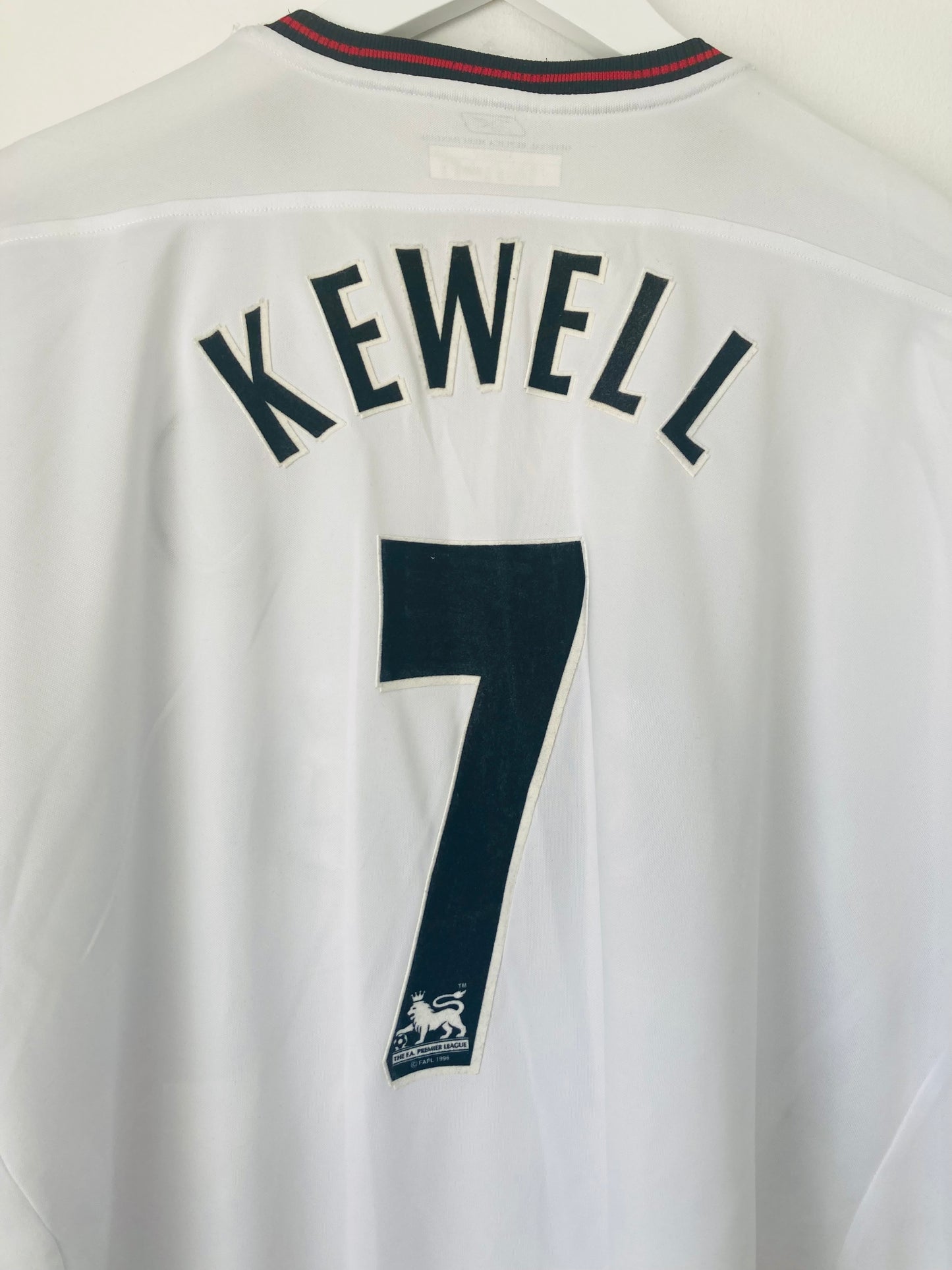 Liverpool away football shirt 2003/05 Kewell XL