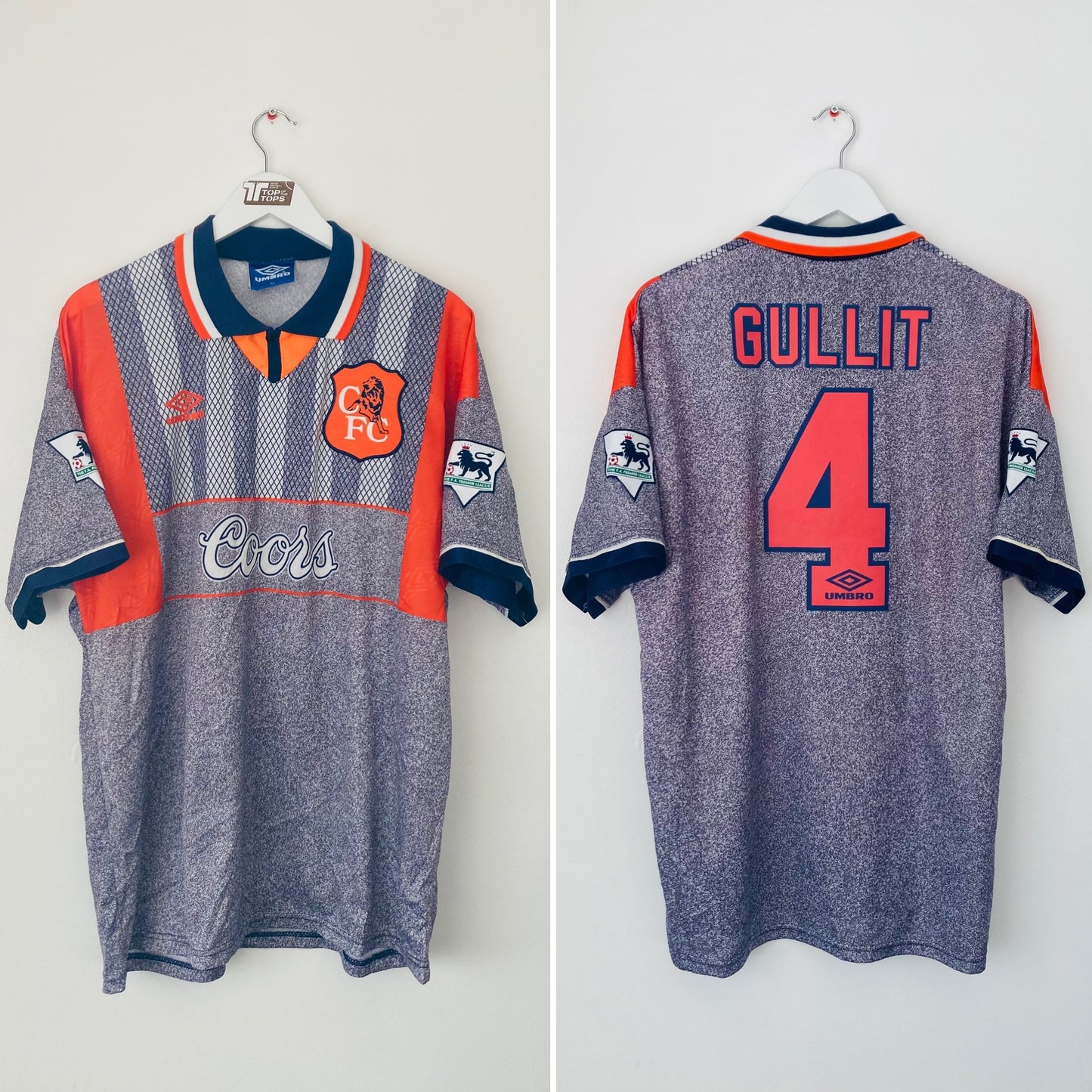 Chelsea away football shirt
1994/96 Gullit XL