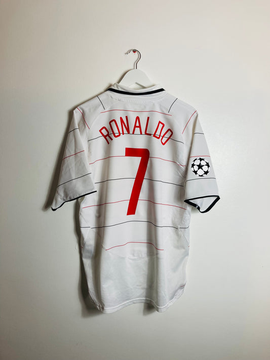 Manchester United third football shirt 2003/04 CR7 Large
