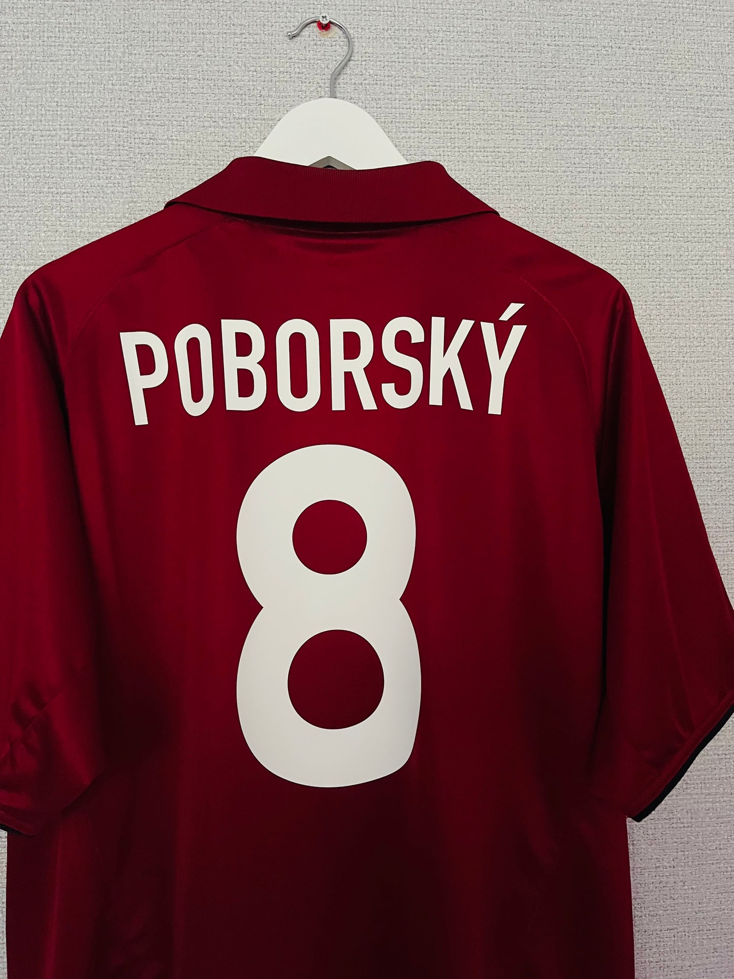 Sparta Prague home football shirt 2003/05 Poborsky Large