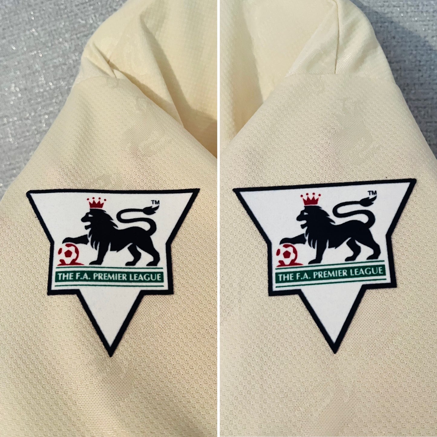Liverpool away football shirt 1996/97 Fowler Medium