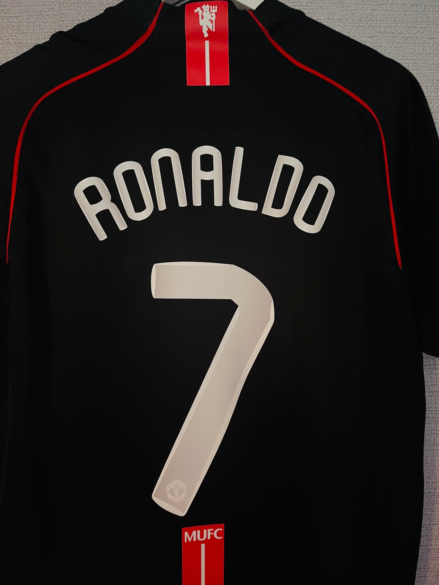 Manchester United away football shirt 2007/08 CR7 Medium