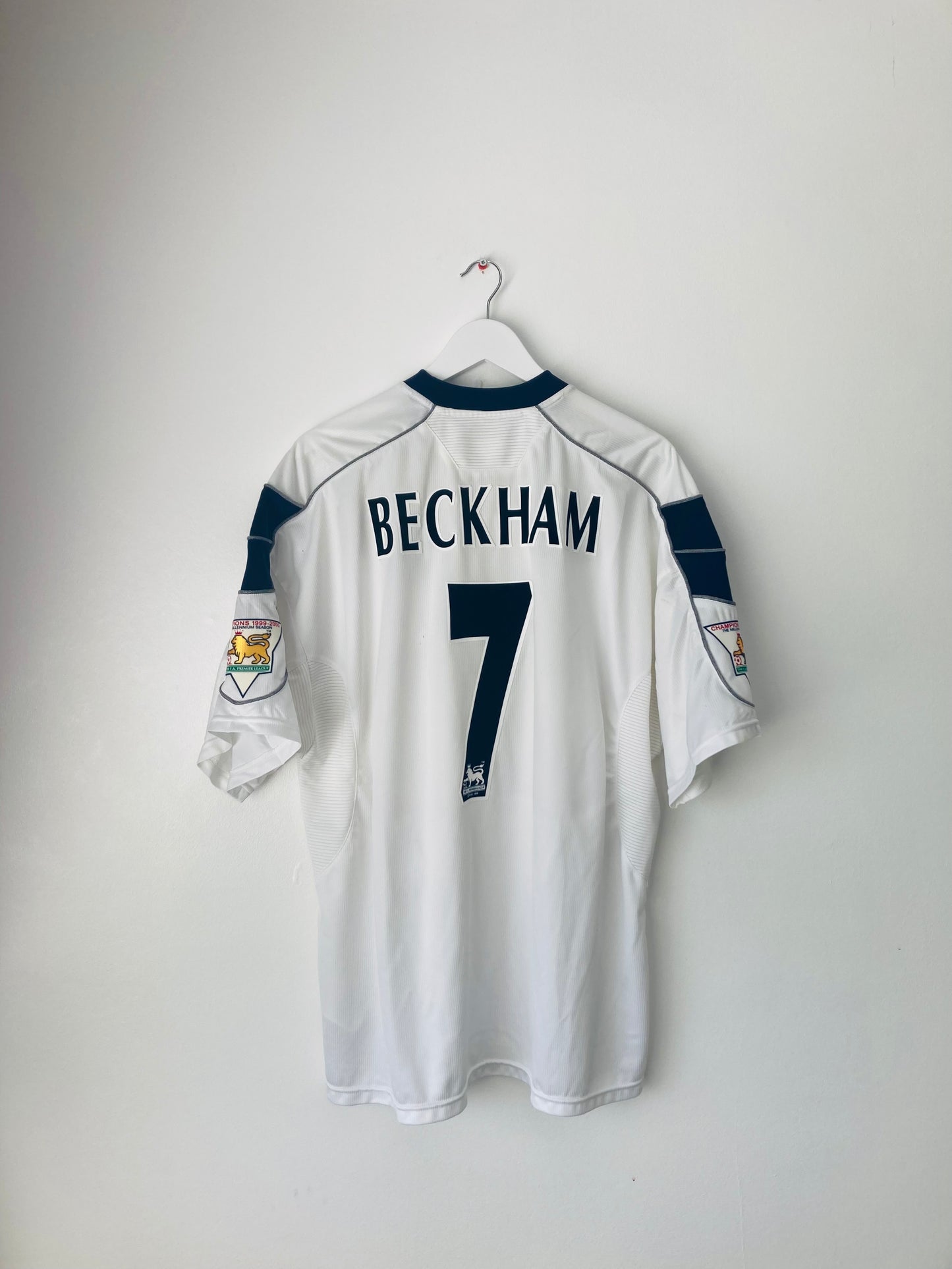 Manchester United away football shirt 2000/01 Beckham XXL
