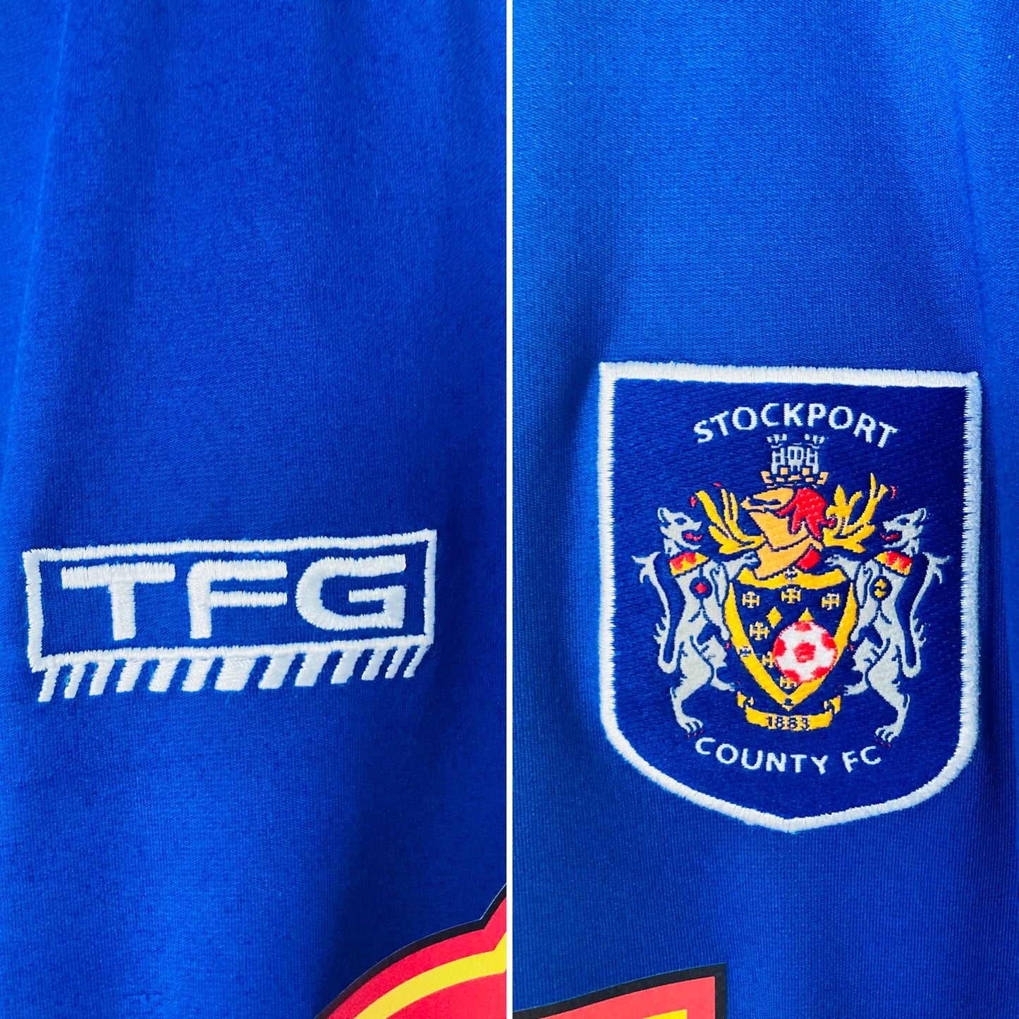 Stockport County home football shirt 2004/06 Large