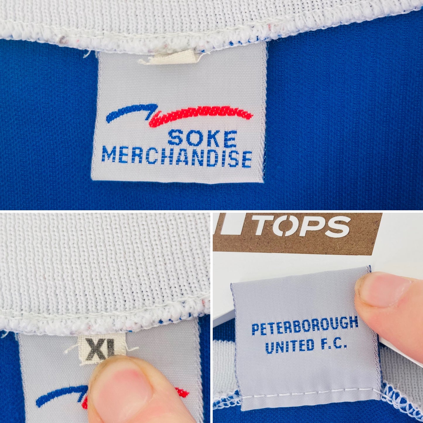 Peterborough home football shirt 1999/2000 XL