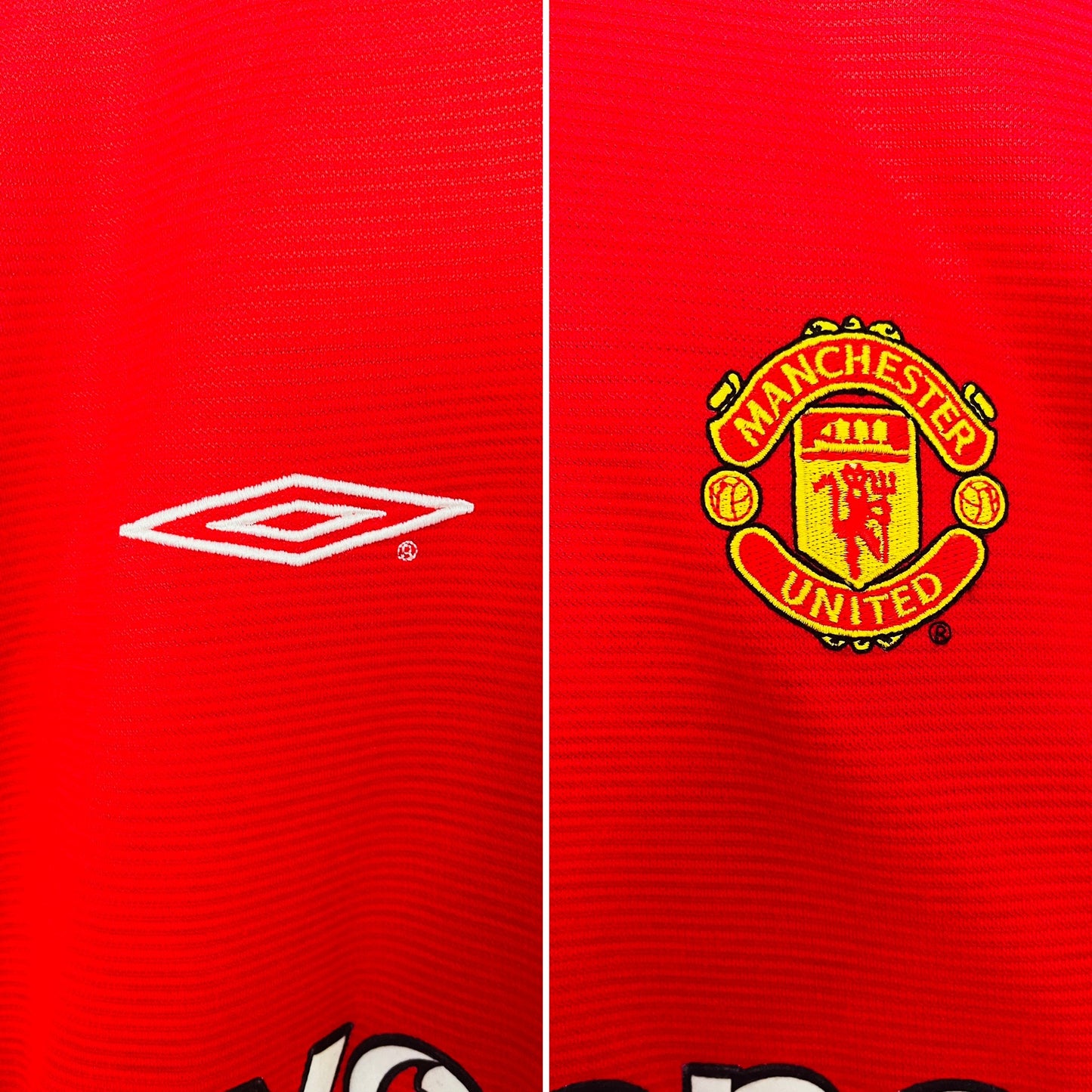 Manchester United home football shirt 2001/02 Veron XXL
