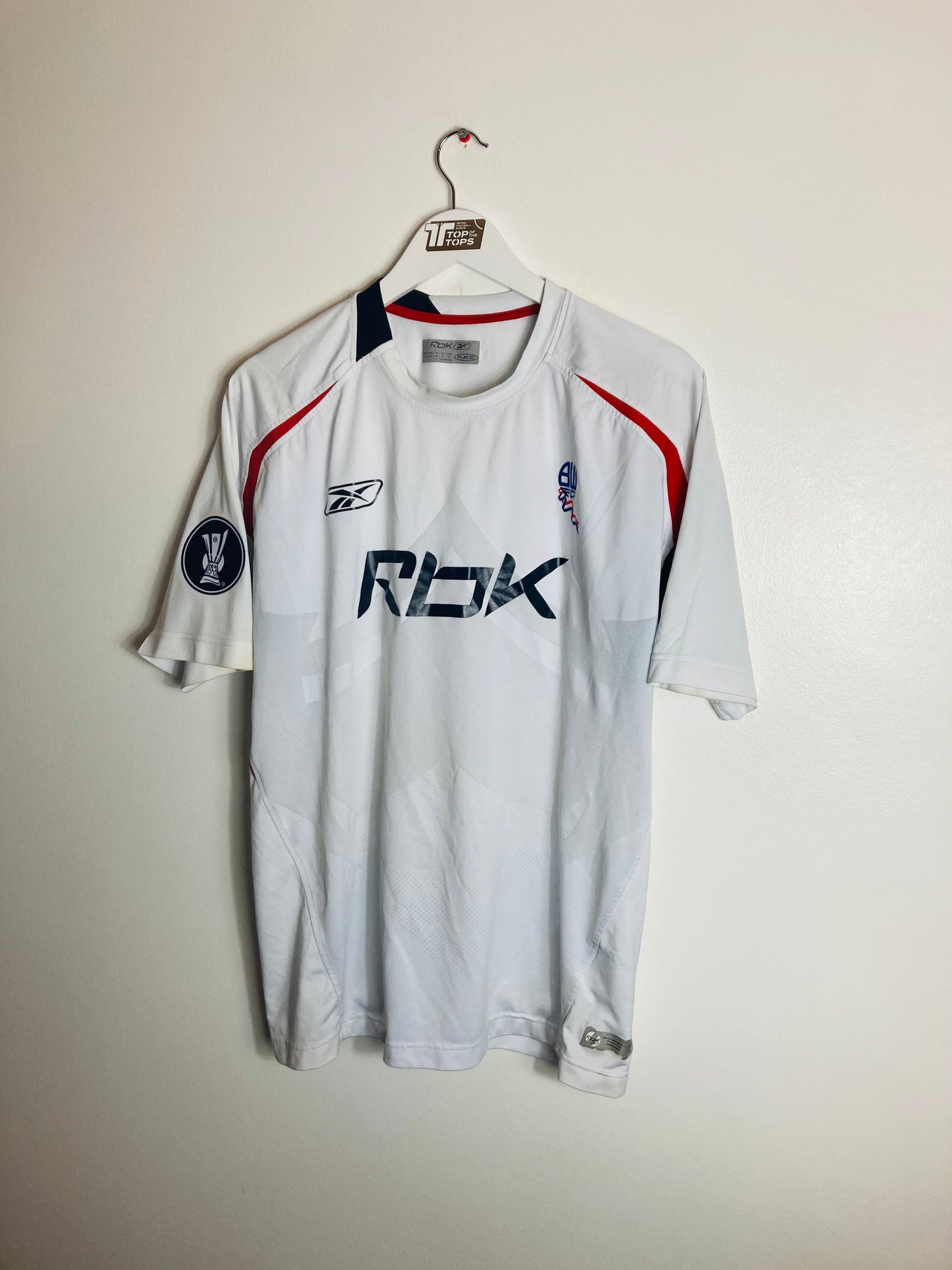 Bolton Wanderers home football shirt 2007/08 Stelios Largr
