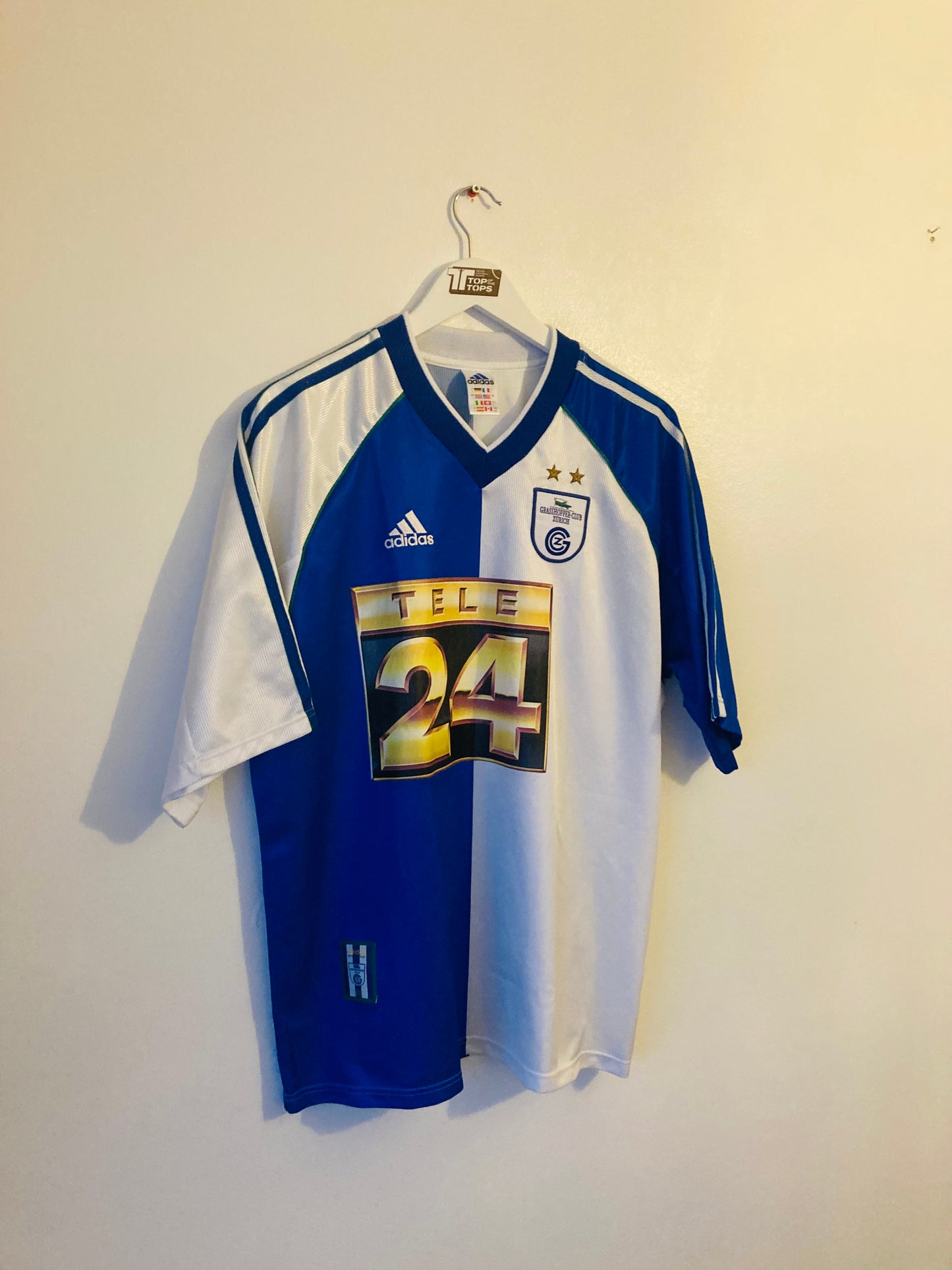 Grasshoppers Zurich home football shirt 1999/2000 Large