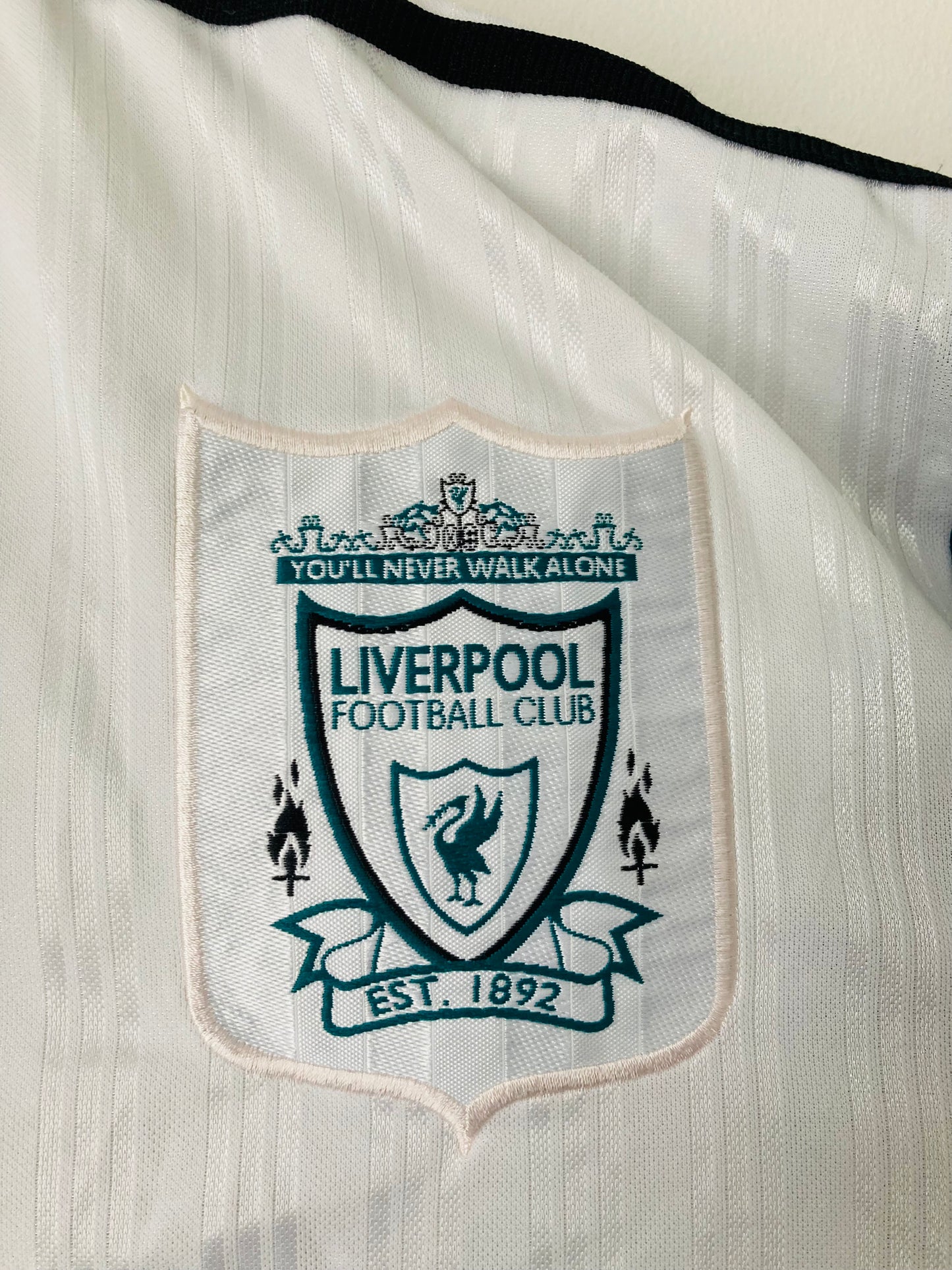 Liverpool away football shirt 1995/96 Fowler Medium