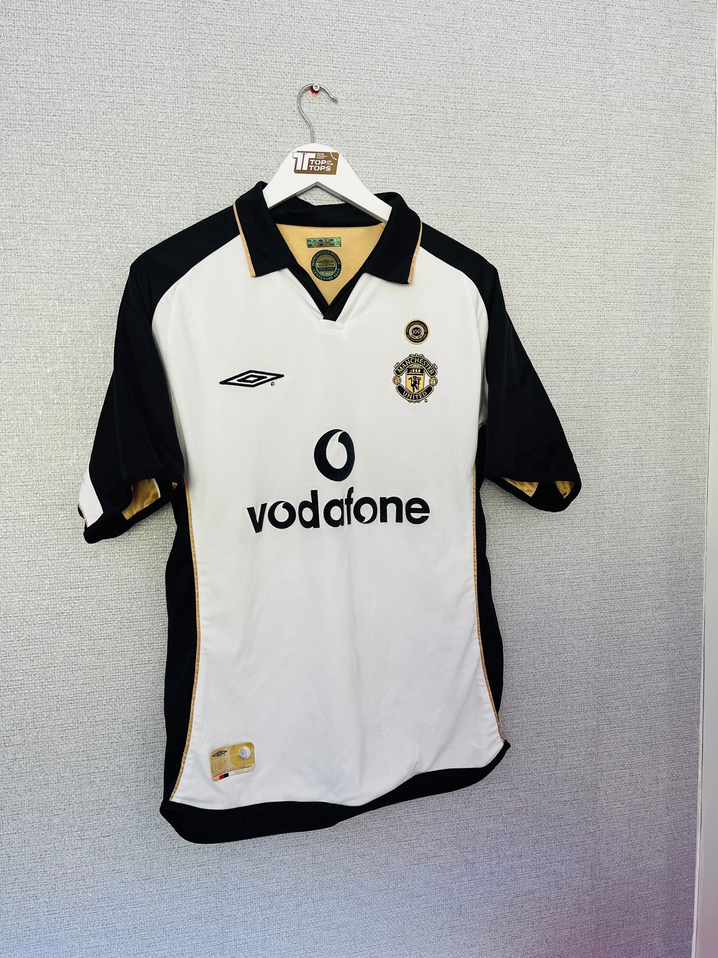Manchester United away reversible football shirt 2001/02 Irwin Medium