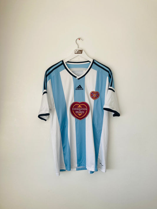 Heart of Midlothian away football shirt Hearts 2014/15 XL