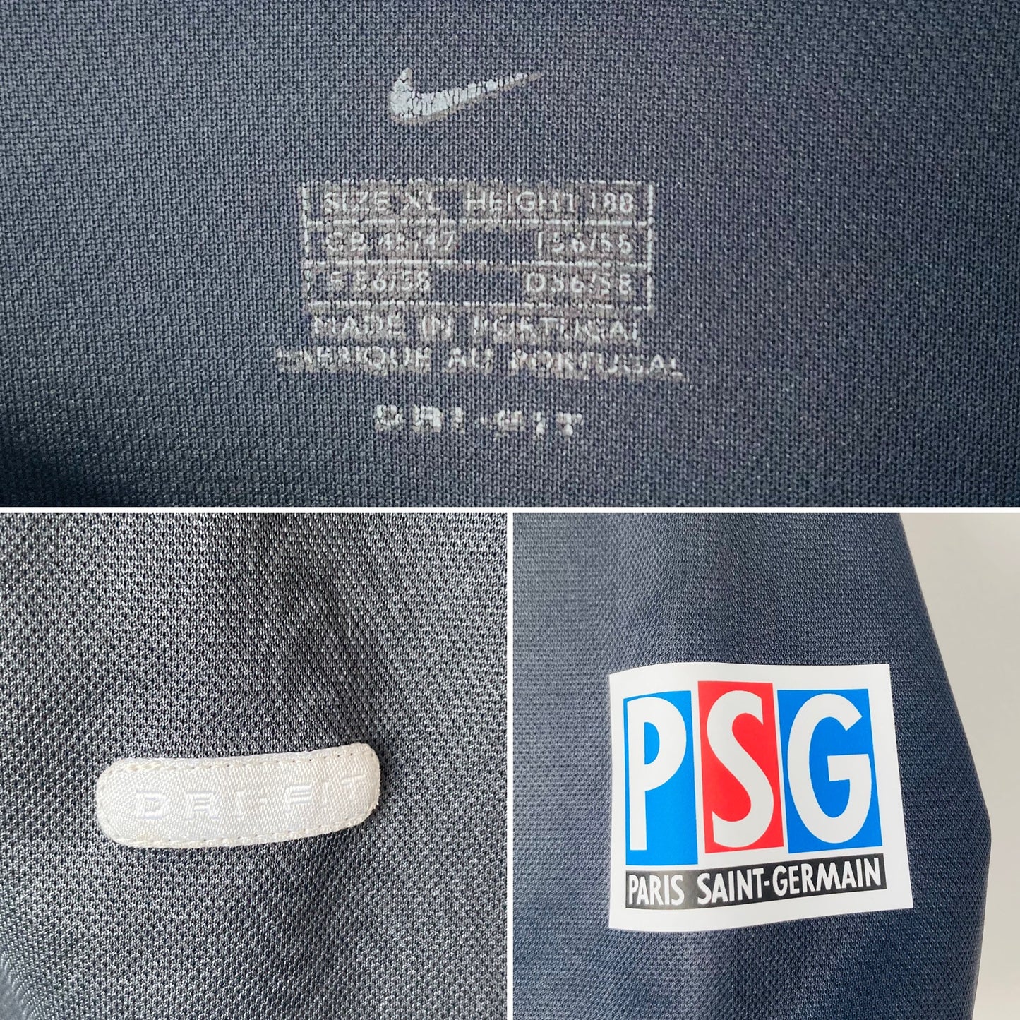 PSG third football shirt 2001/02 Ronaldinho XL