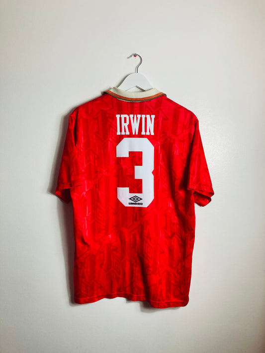 Manchester United home football shirt
1992/94 Irwin Large