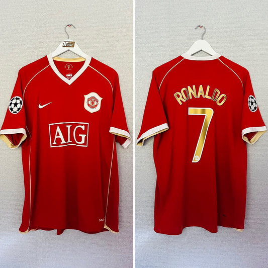 Manchester United home football shirt 2006/07 CR7 XL