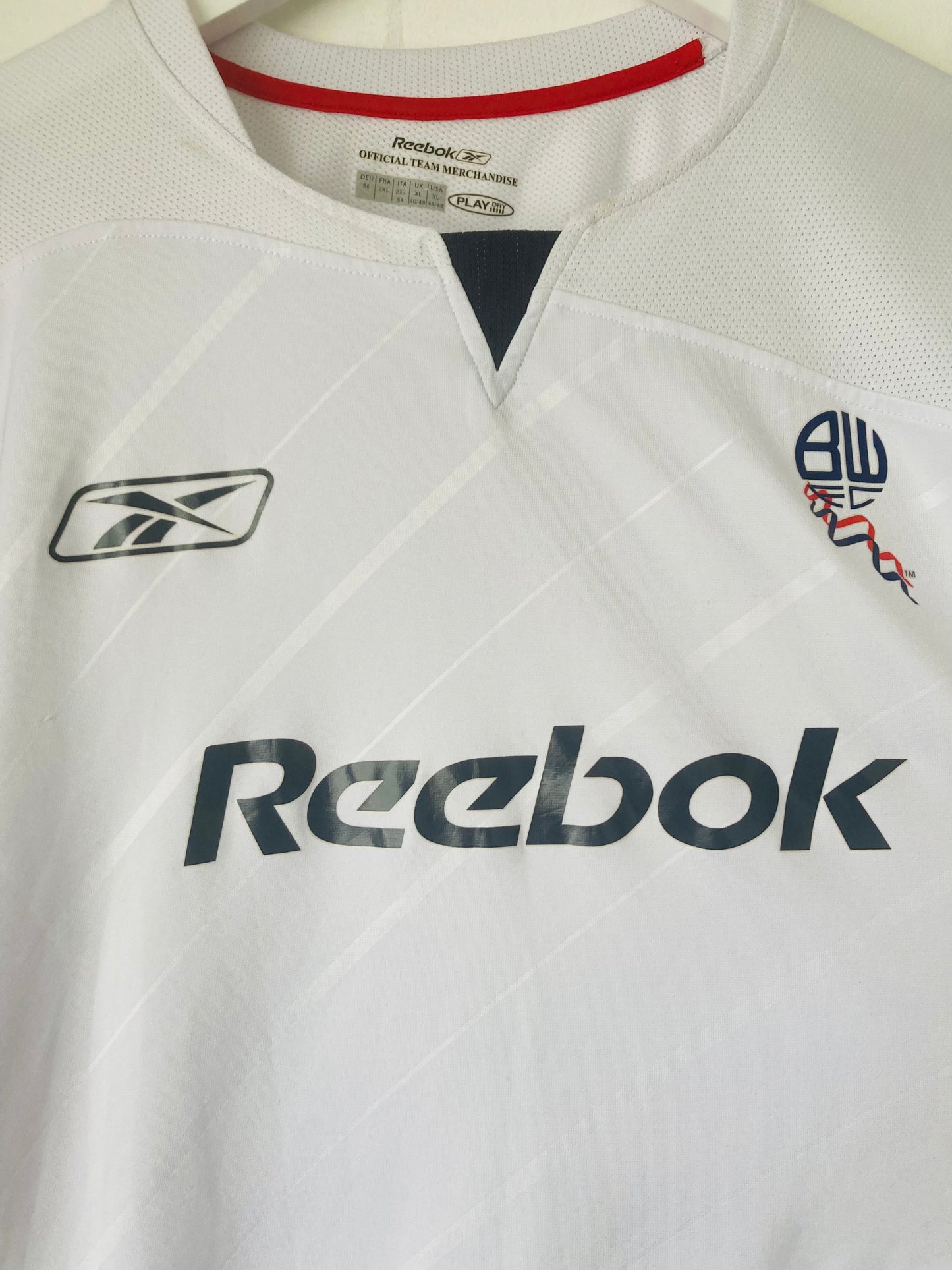 Bolton Wanderers home football shirt
2007/08 Nolan XL