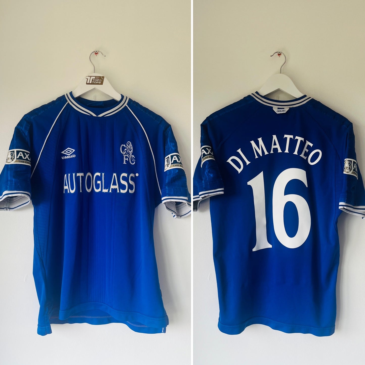 Chelsea home football shirt 1999/2000 Di Matteo Medium