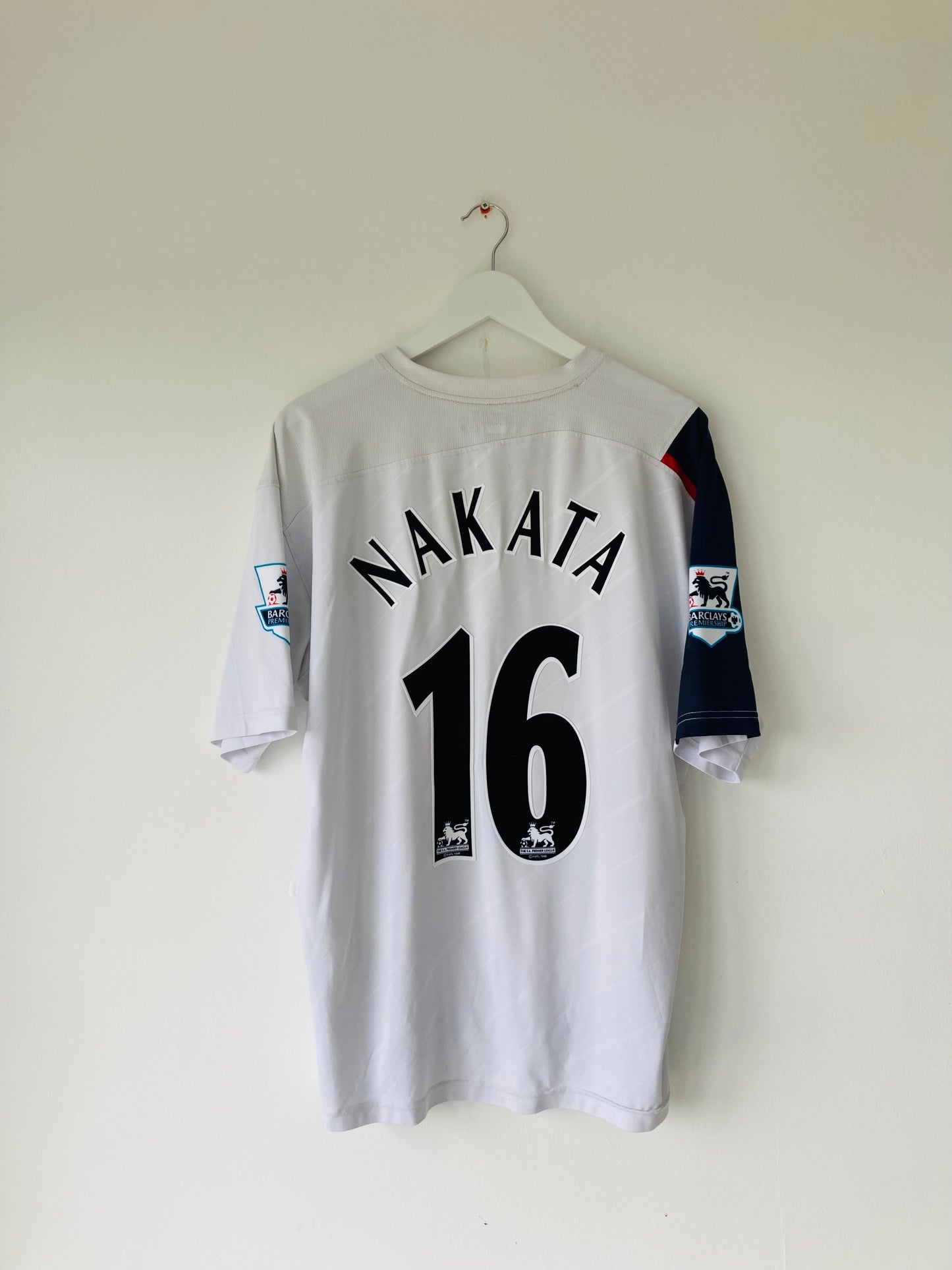 Bolton Wanderers home football shirt 2005/07 Nakata XL