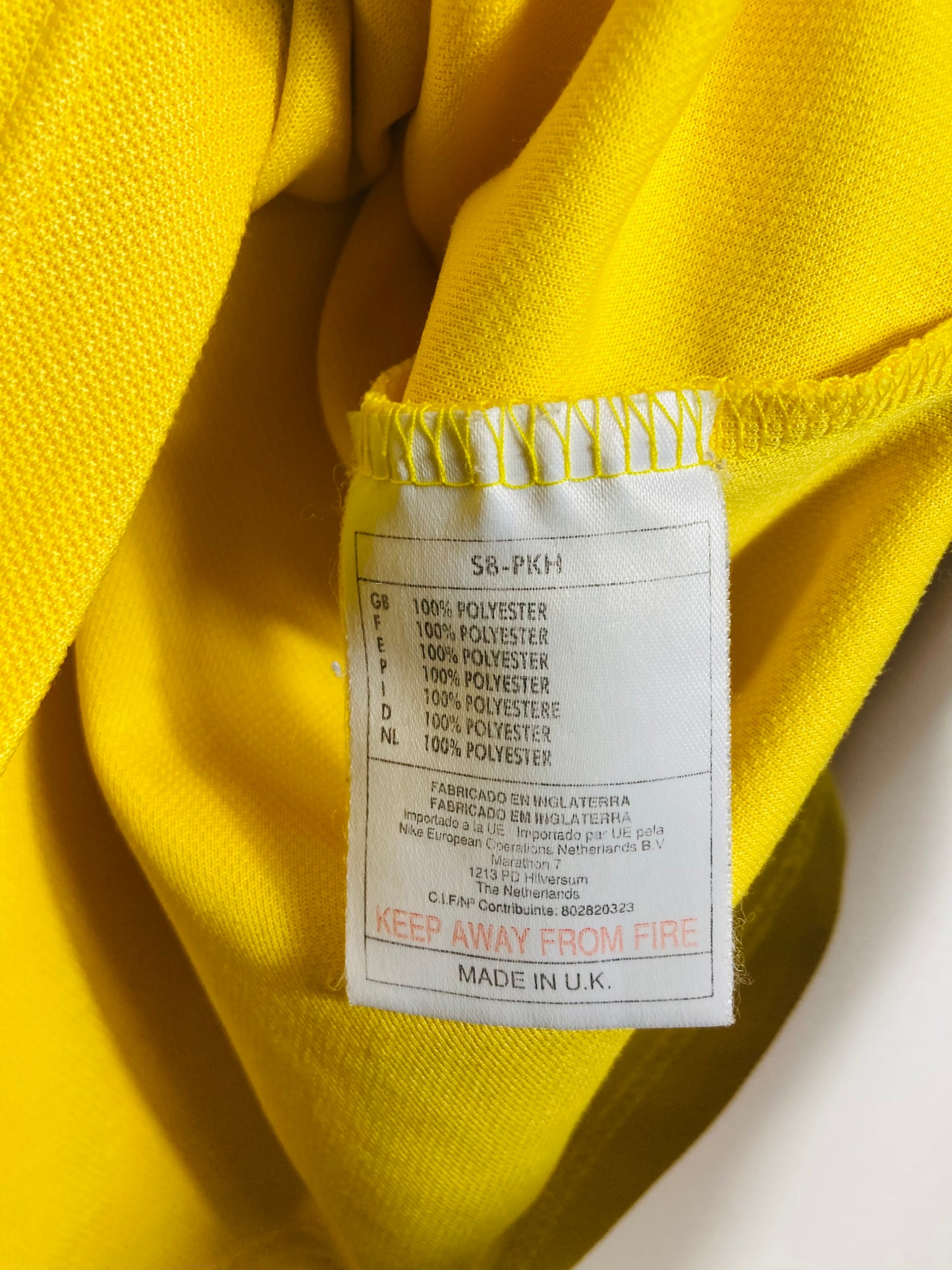 Brazil home football shirt R9 W/C 98 medium
