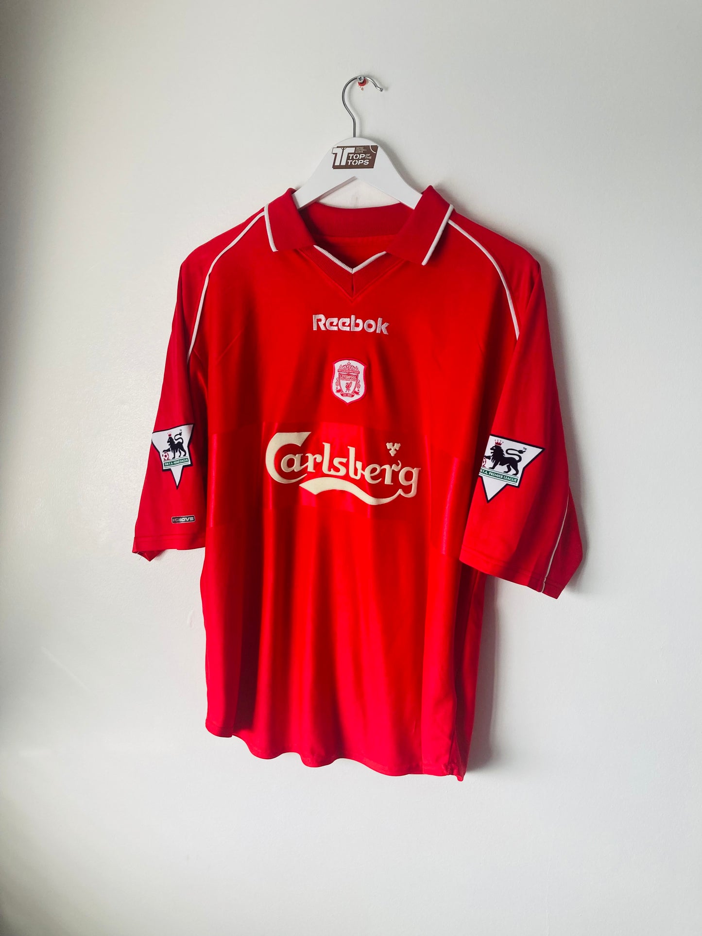 Liverpool home football shirt 2000/02 Litmanen Large