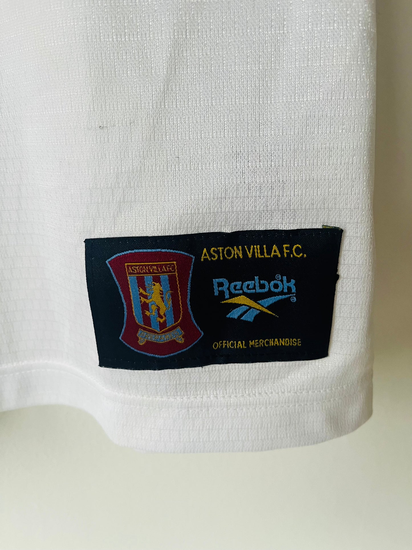 Aston Villa away football shirt 1997/98 Yorke Medium