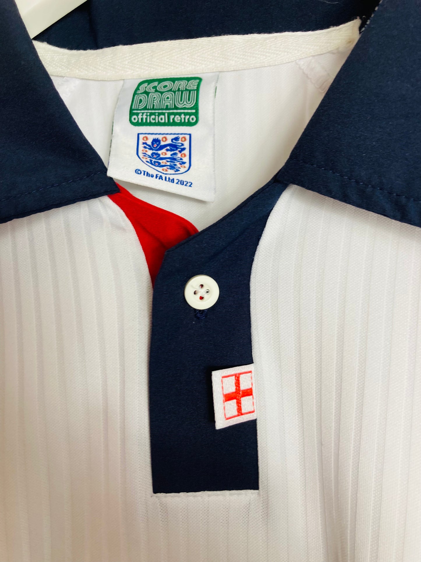 England scoredraw home football shirt