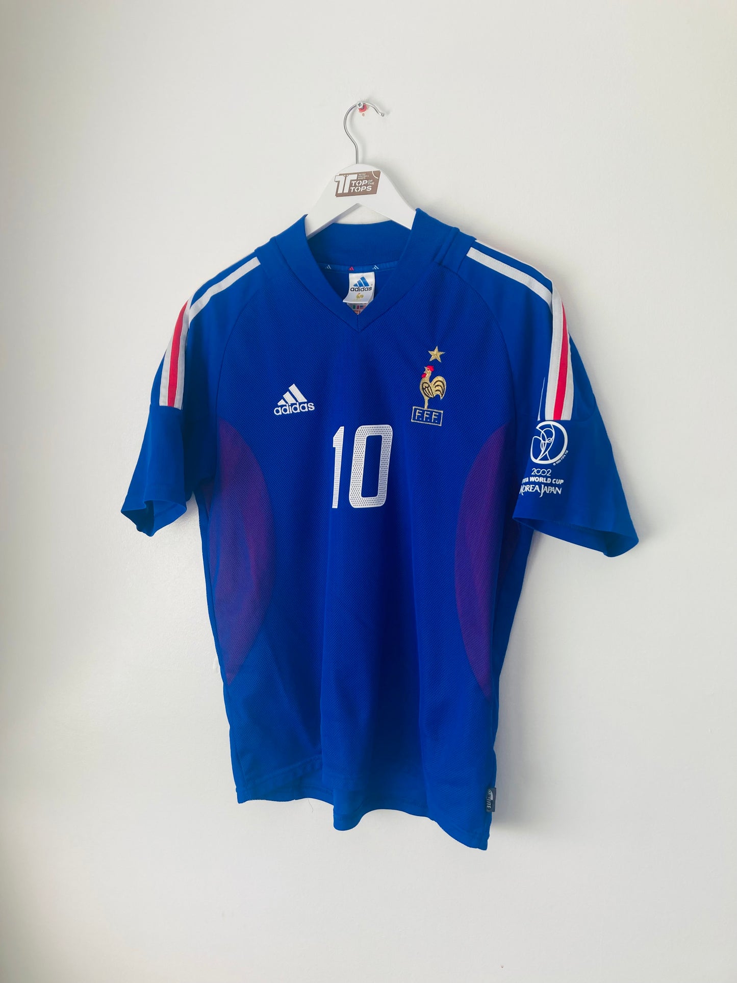 France home football shirt W/C 2002 Zidane Medium