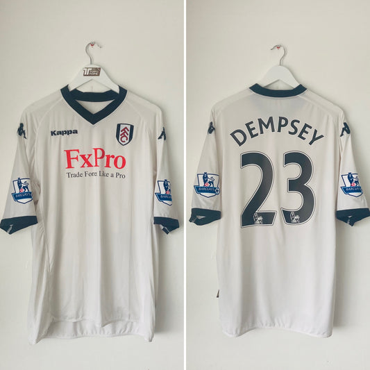 Fulham home football shirt 2010/11 Dempsey XXXL