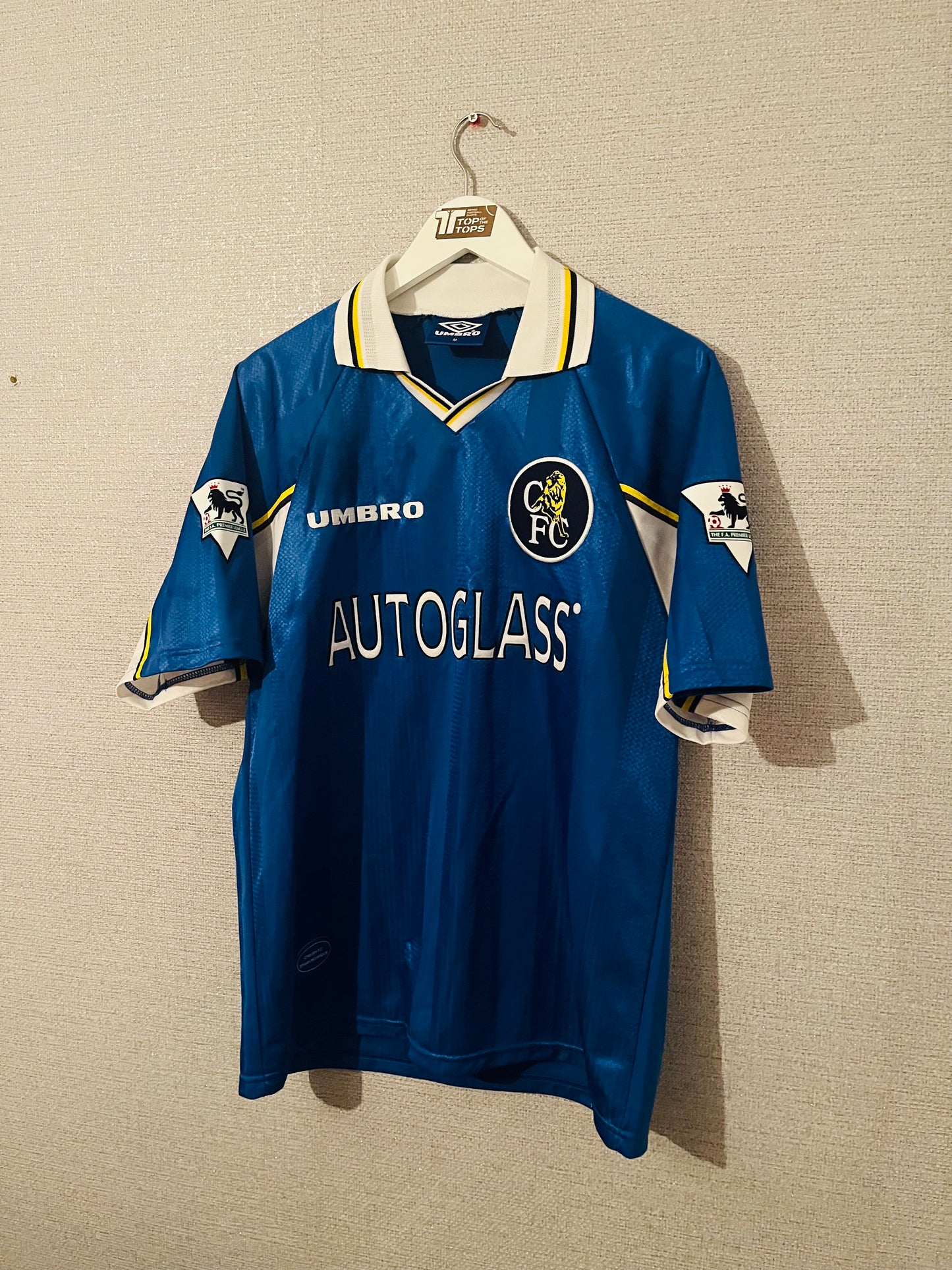 Chelsea home football shirt 1997/99 Zola Medium