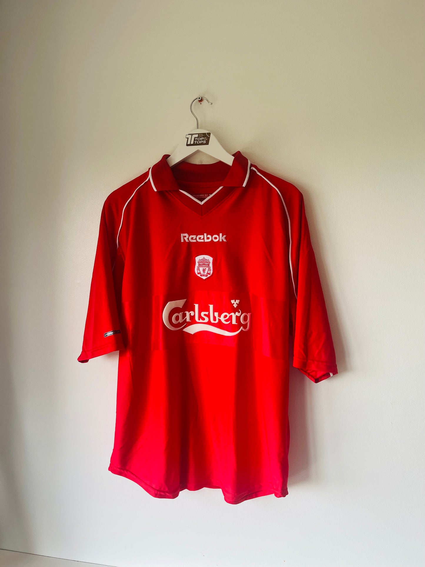 Liverpool home football shirt 2000/02 Fowler Large