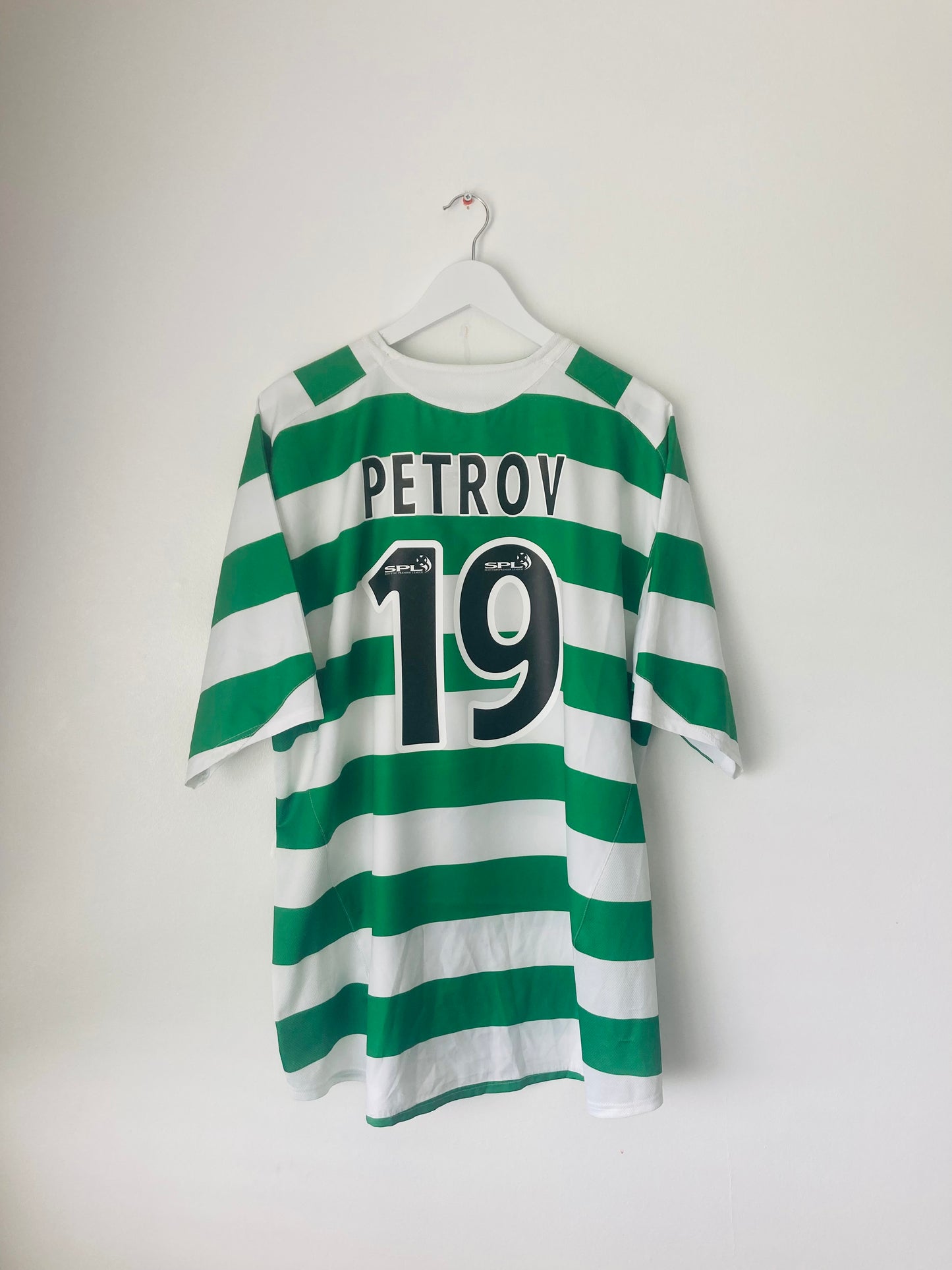 Glasgow Celtic home football shirt 2005/06 Petrov XXL