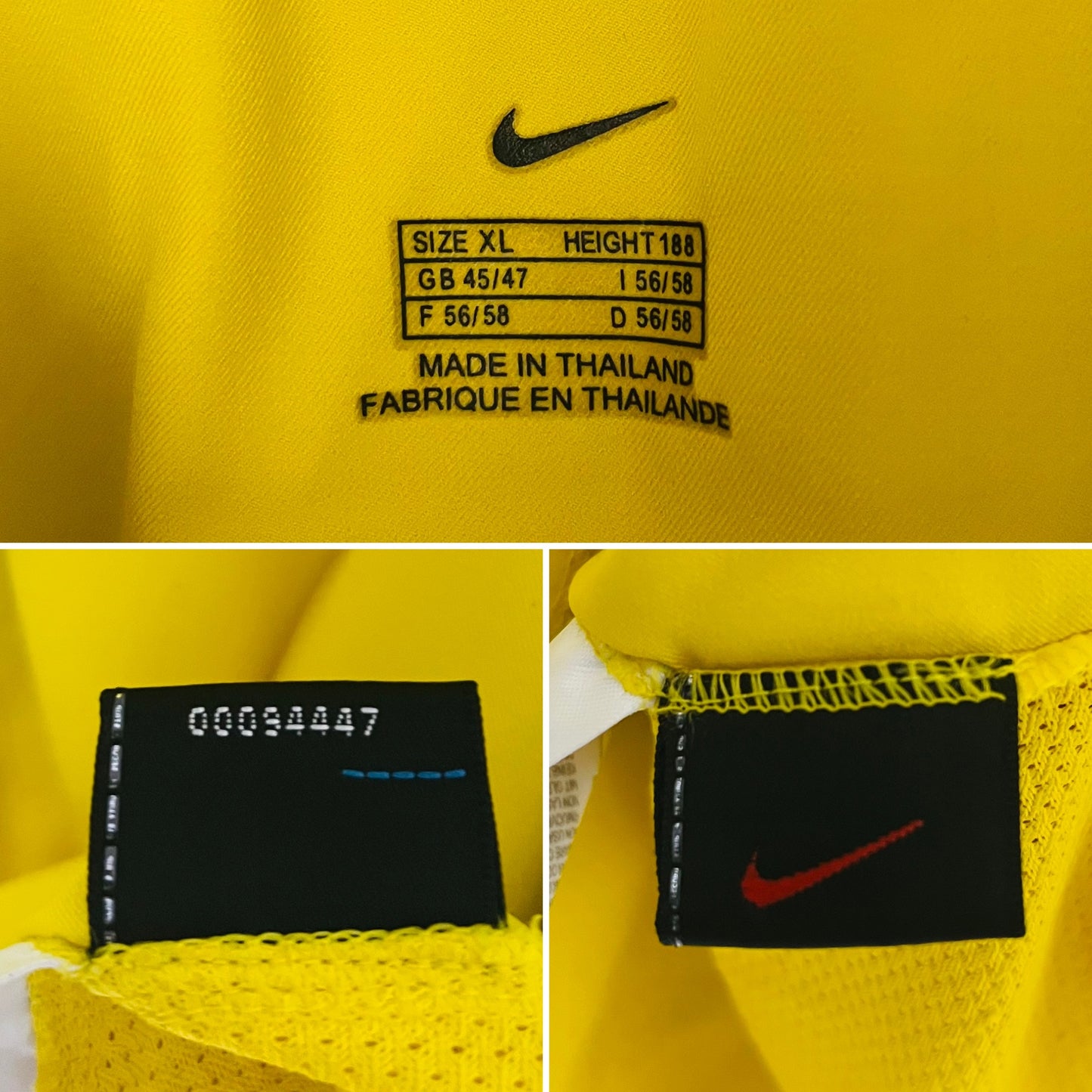 Brazil home football shirt            W/C 2002 R9 XL
