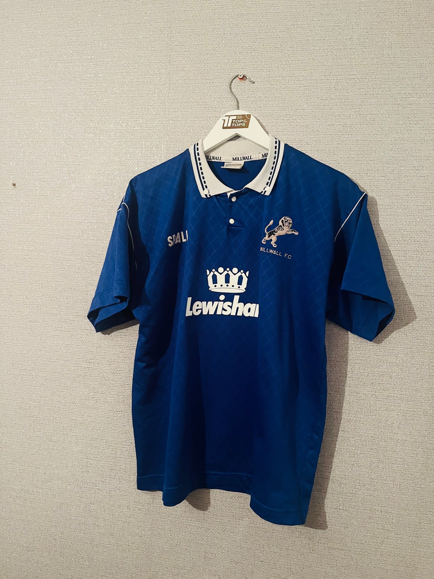Millwall home football shirt 1990/91 Large