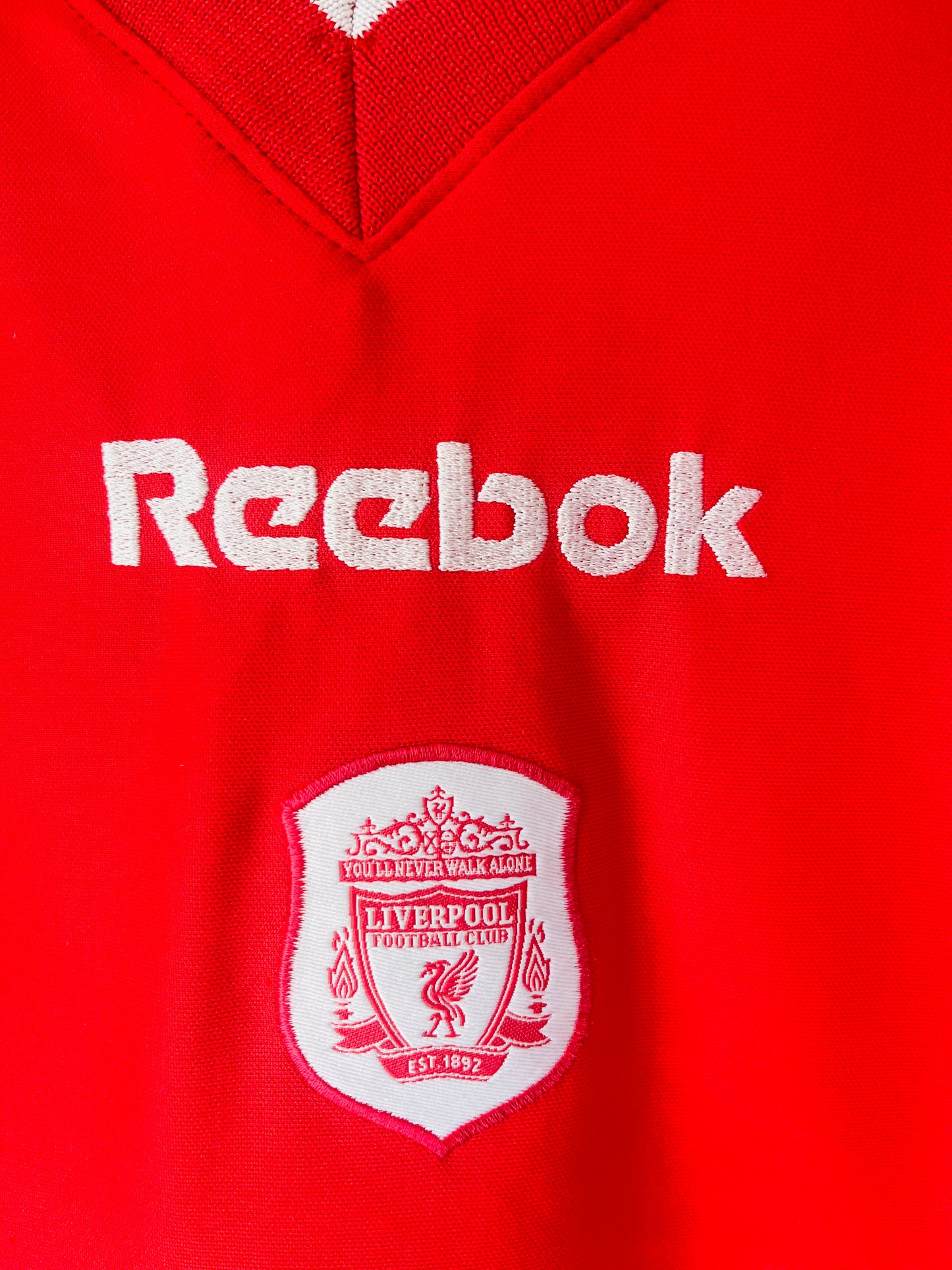 Liverpool home football shirt 2000/02 Gerrard Small