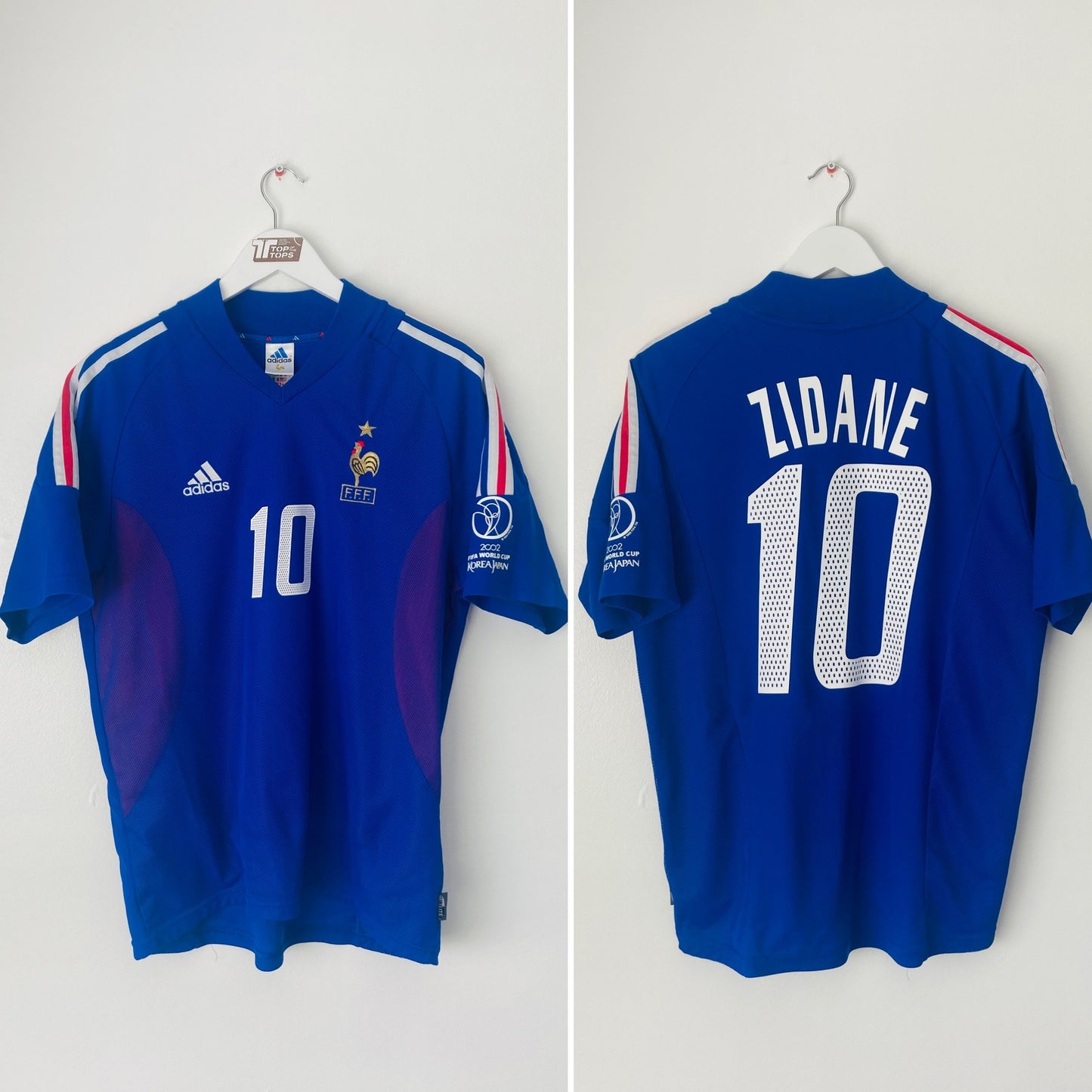 France home football shirt W/C 2002 Zidane Medium