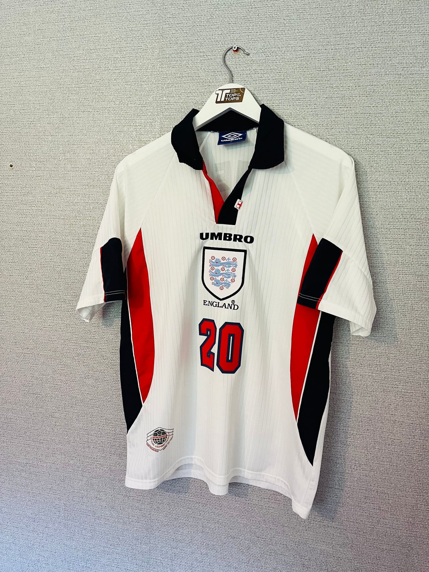 England home football shirt W/C 1998 Owen Medium
