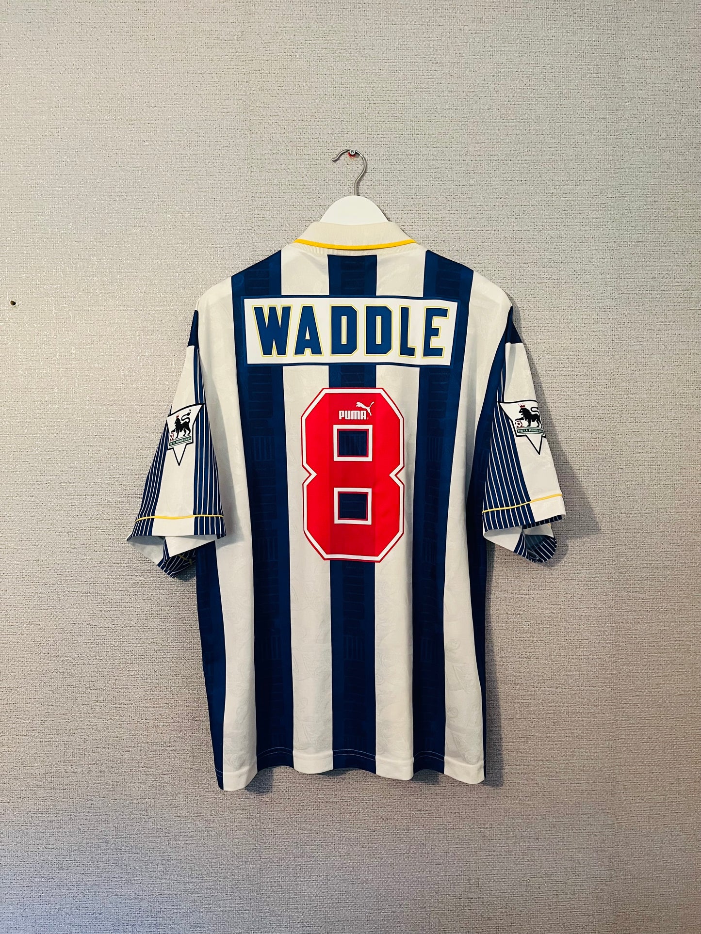 Sheffield Wednesday home football shirt 1993/95 Waddle Large