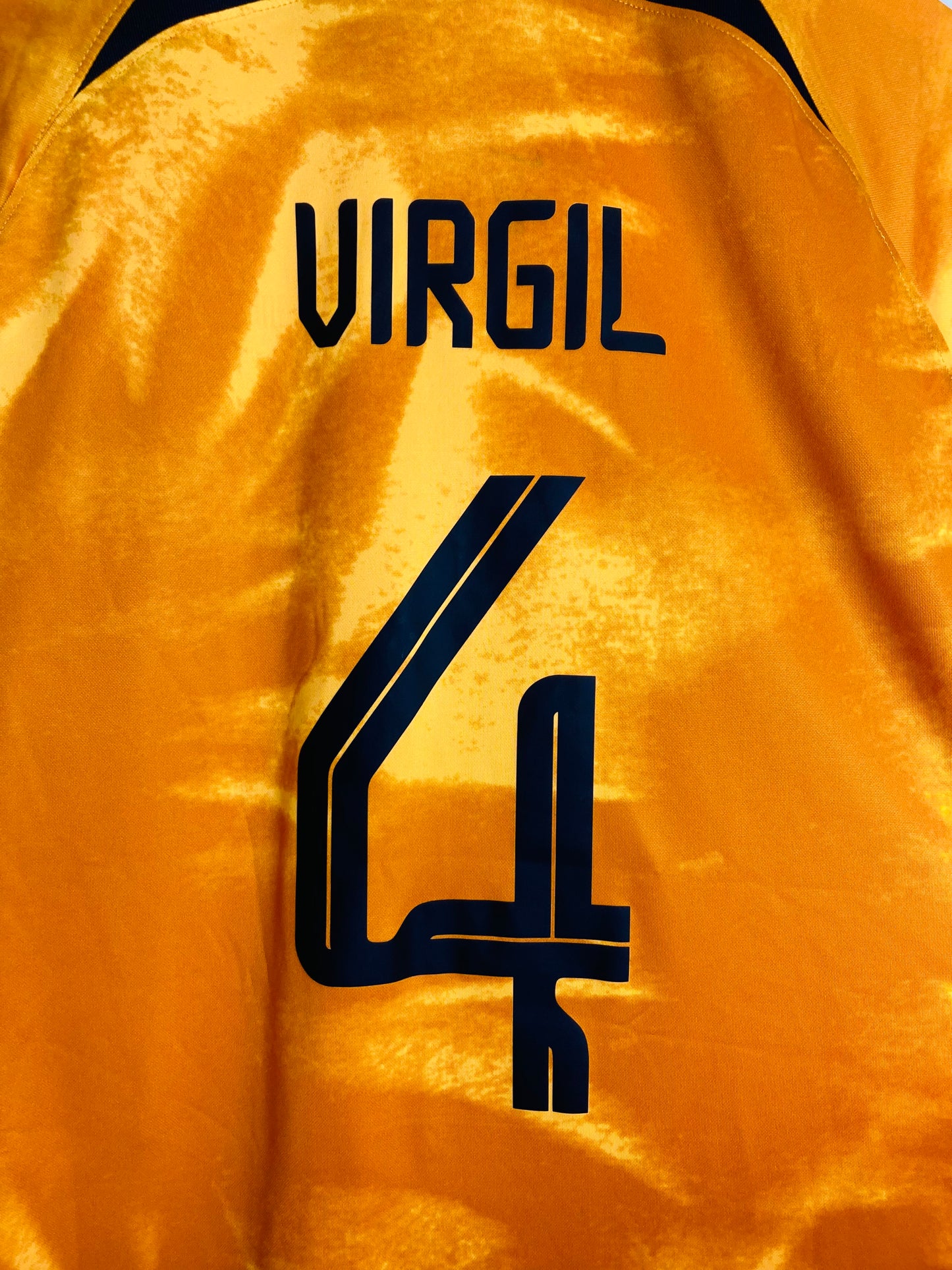Holland Netherlands home football shirt W/C 2022 Virgil XL
