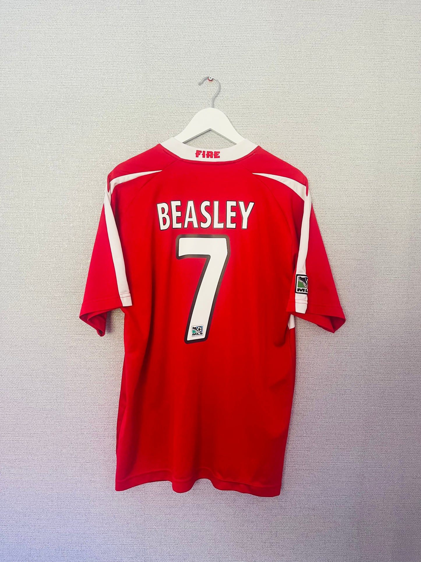 Chicago Fire home football shirt 2004 Beasley XL
