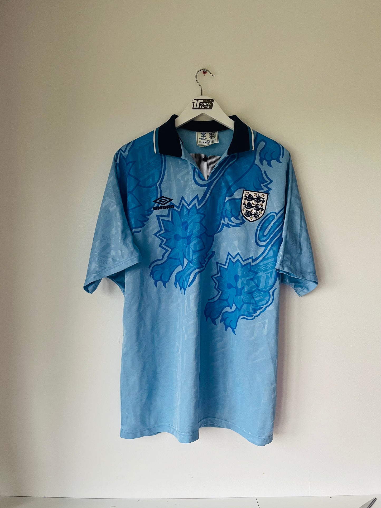 England third football shirt 1992/93 XL