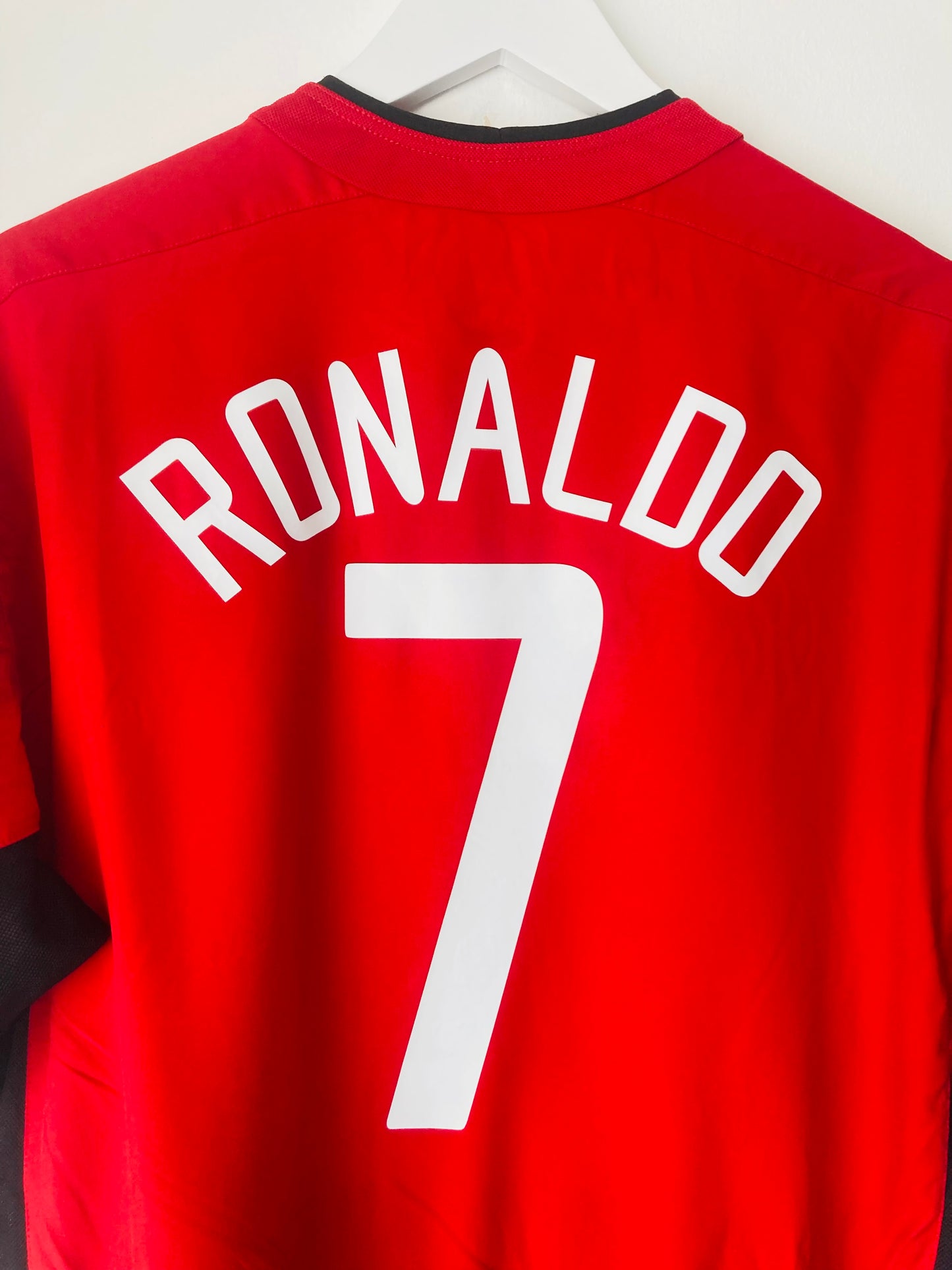 Manchester United home football shirt 2003/04 CR7 Large