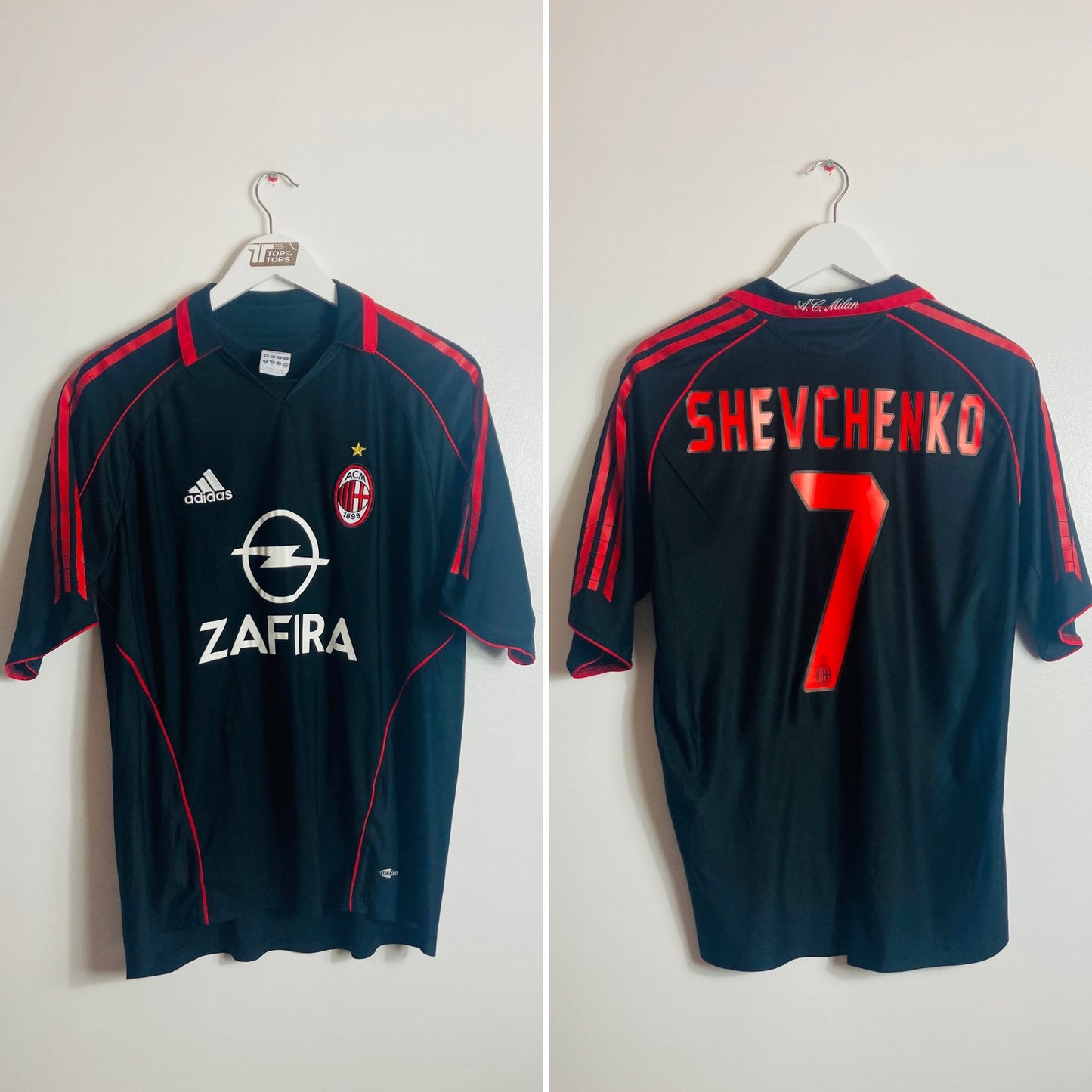 AC Milan third football shirt 2005/06 Shevchenko Medium