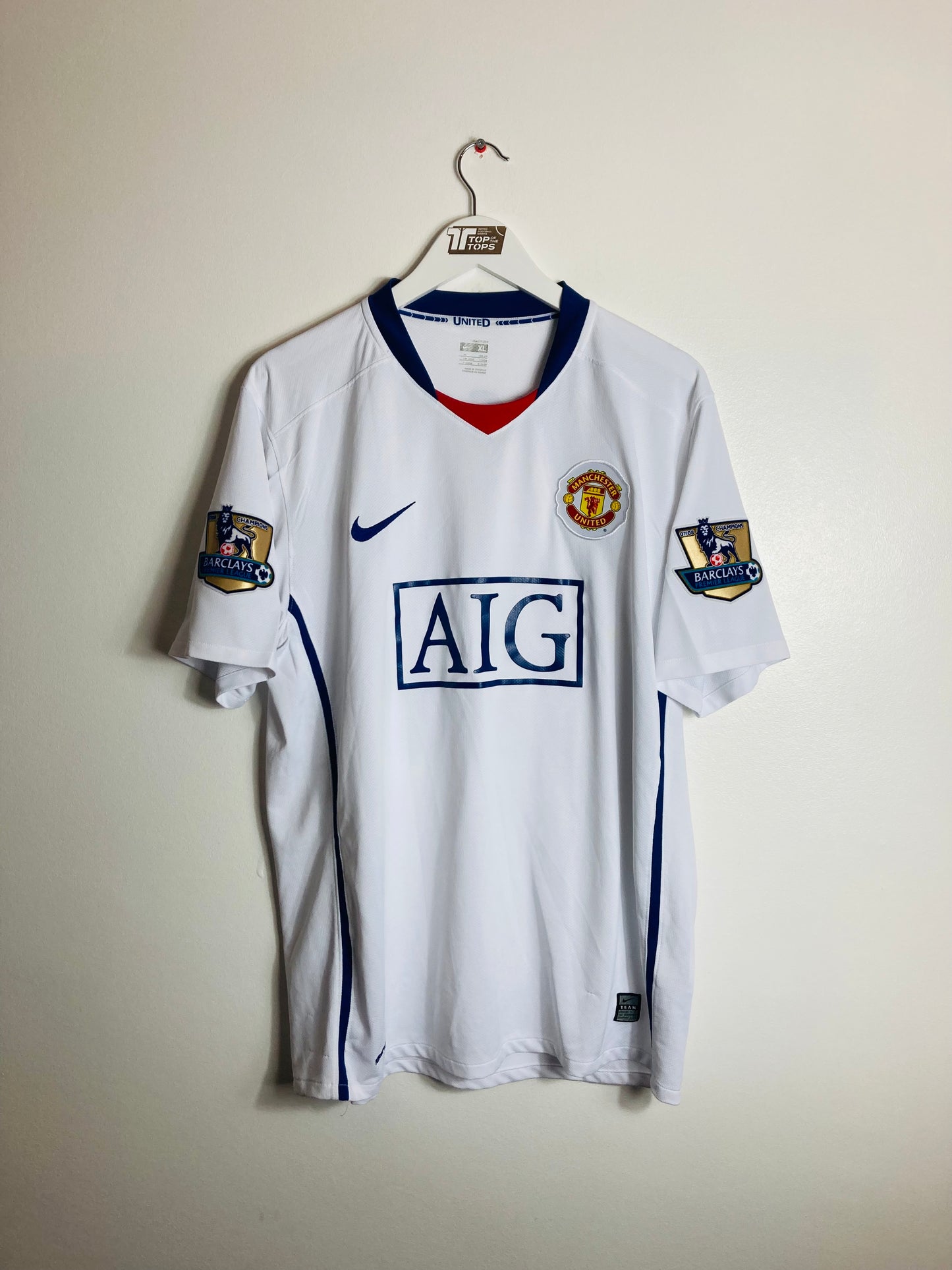 Manchester United away football shirt 2008/09 Giggs XL